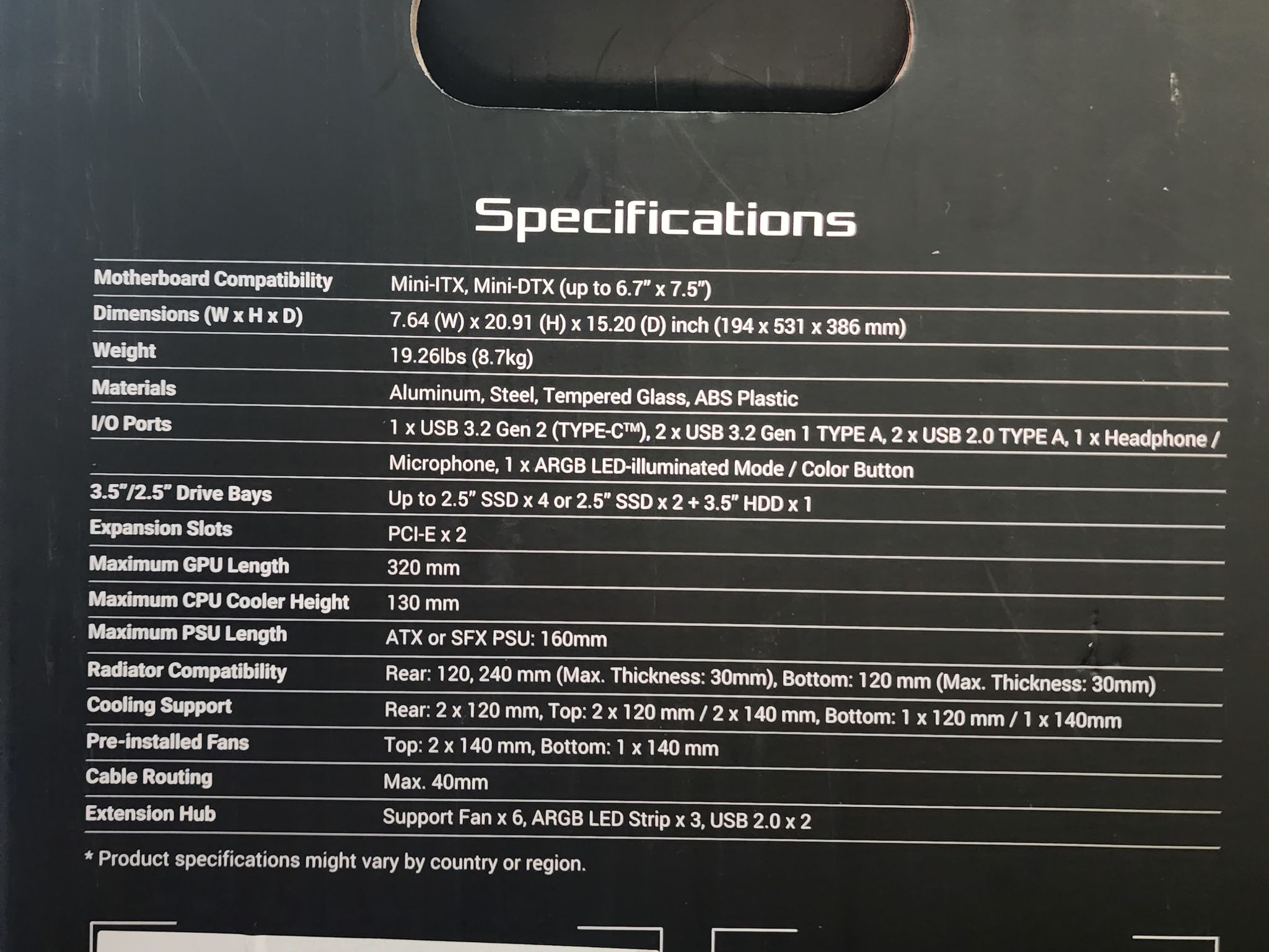 ASUS ROG Z11 Gaming Case NEW Sealed