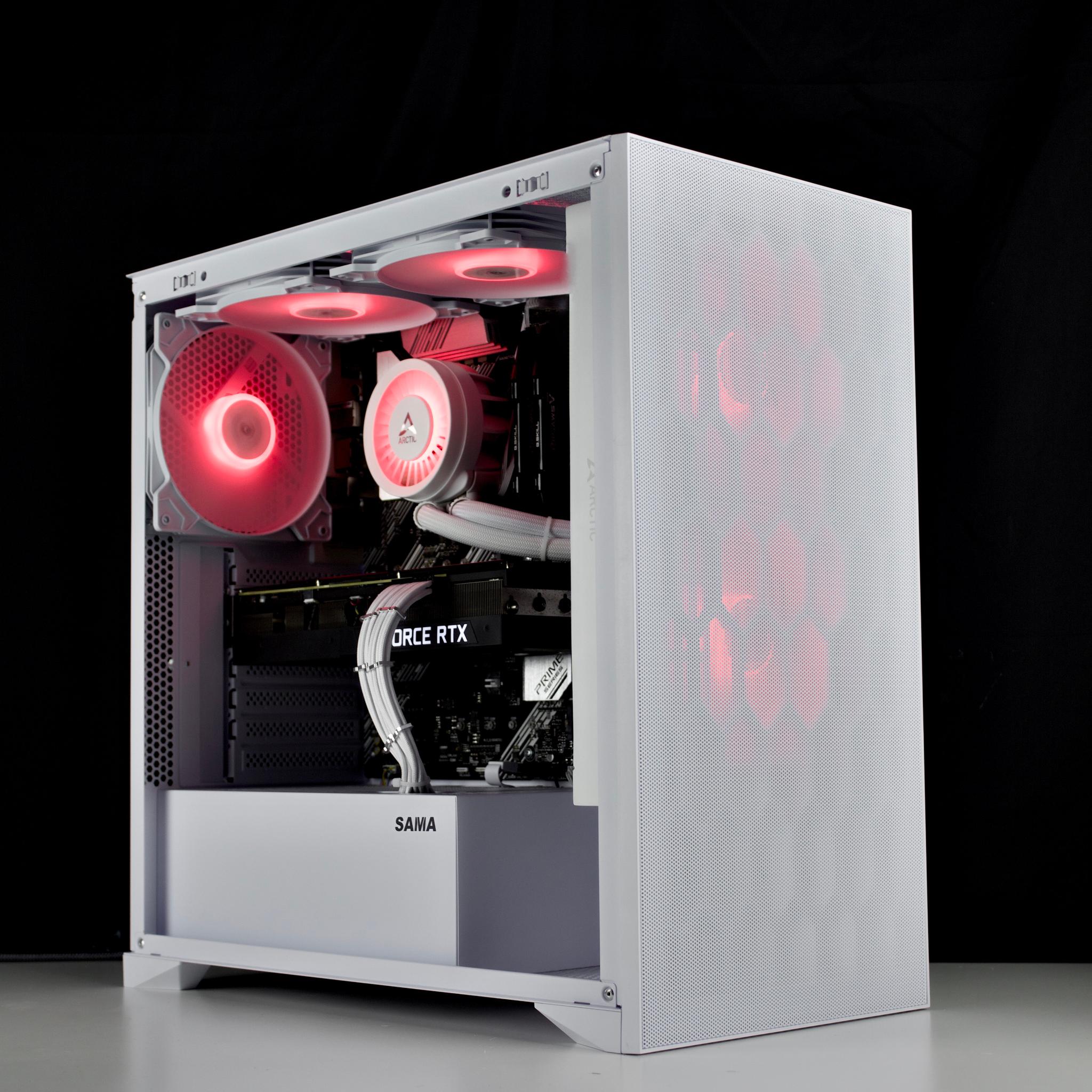 ❄️🧊💎- Whiteout 1440P Gaming PC | RTX 3080, Ryzen 7 5800X, 32GB RAM, 1TB NVMe SSD ❄️🧊💎