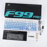 AULA F99 PRO (BRAND NEW) Gradient Blue, Wireless Mechanical 95% LEOBOG Nimbus Switches w/ Knob