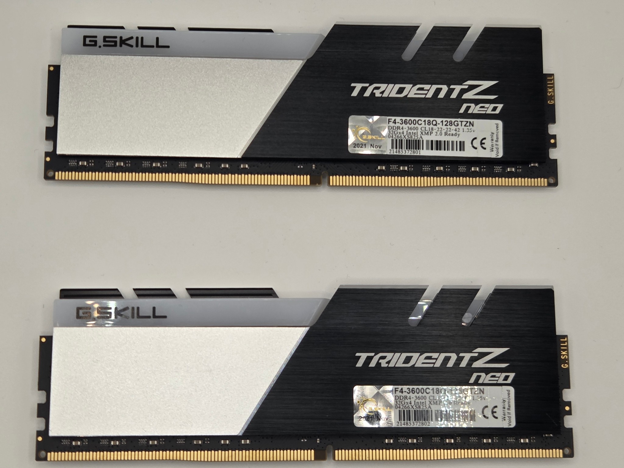 G.Skill TridentZ CL18 DDR4-3600 64gb (32GBx2)