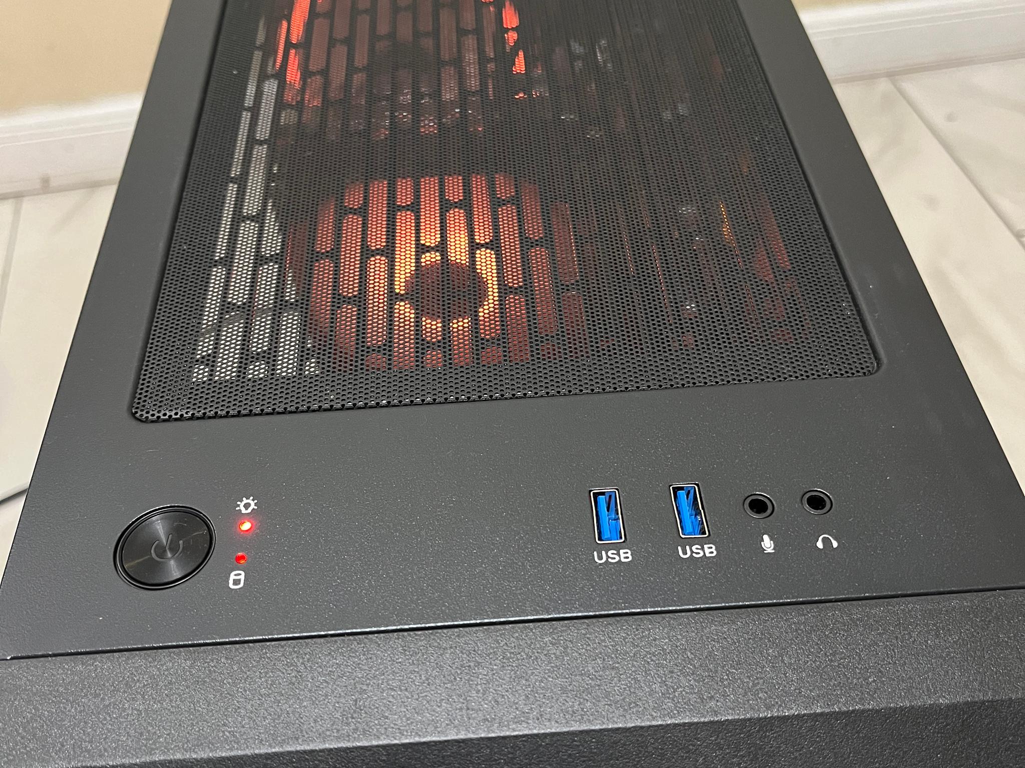 🟠🔥NVIDIA GTX 1080, Intel i7-7700, 16GB RAM, 1 TB Storage, High Performance Gaming PC w/ RGB Remote