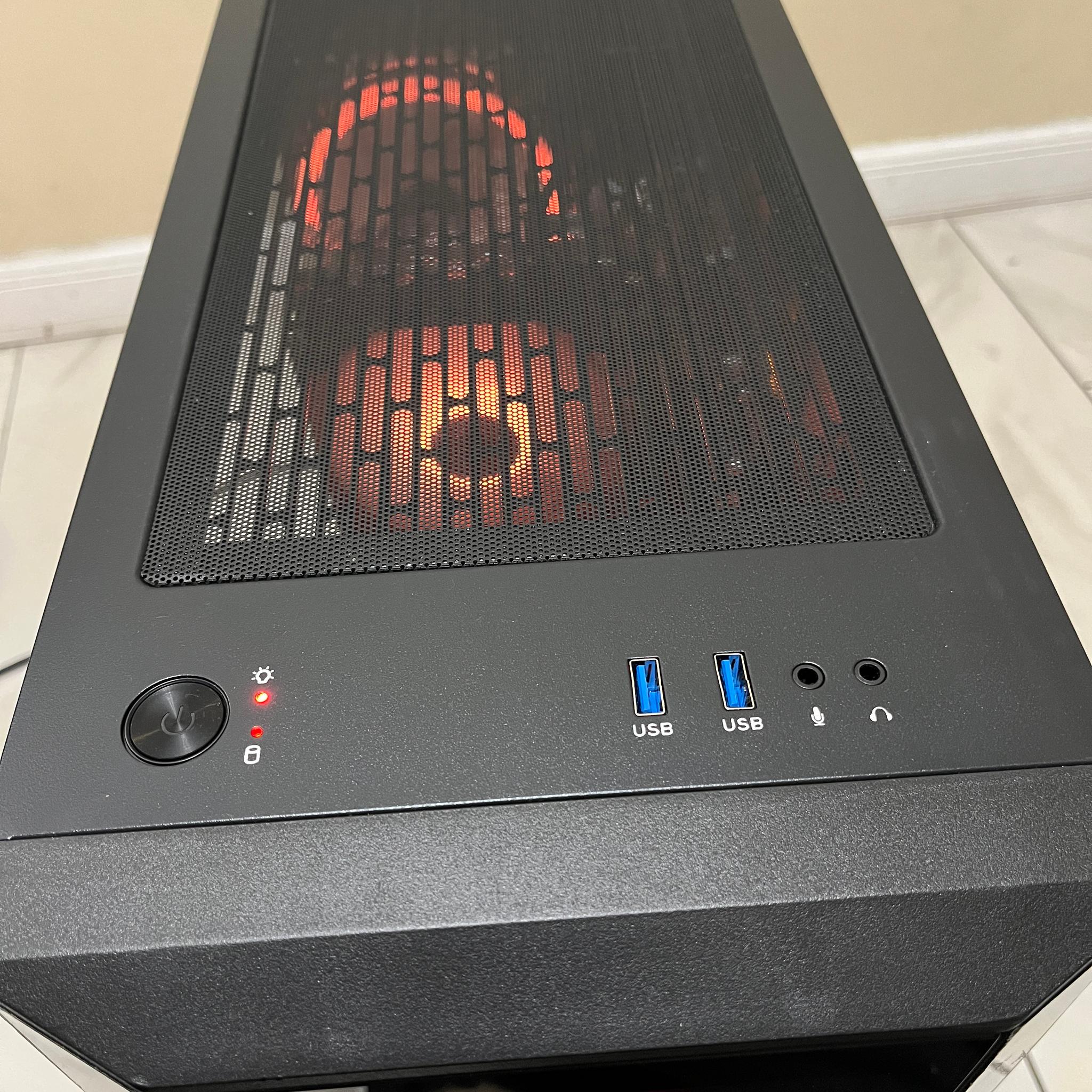 🟠🔥NVIDIA GTX 1080, Intel i7-7700, 16GB RAM, 1 TB Storage, High Performance Gaming PC w/ RGB Remote