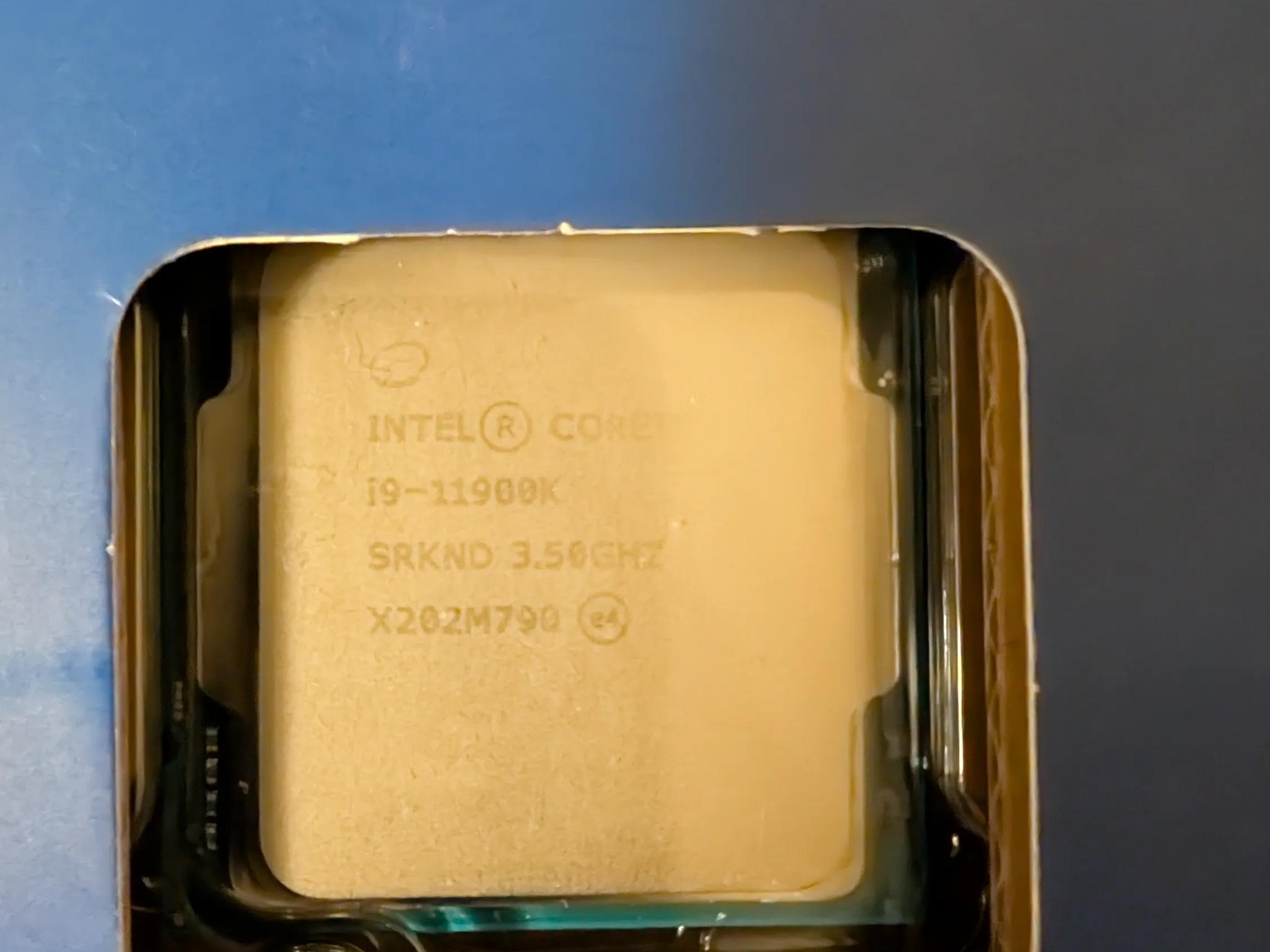 11900k Intel core i9