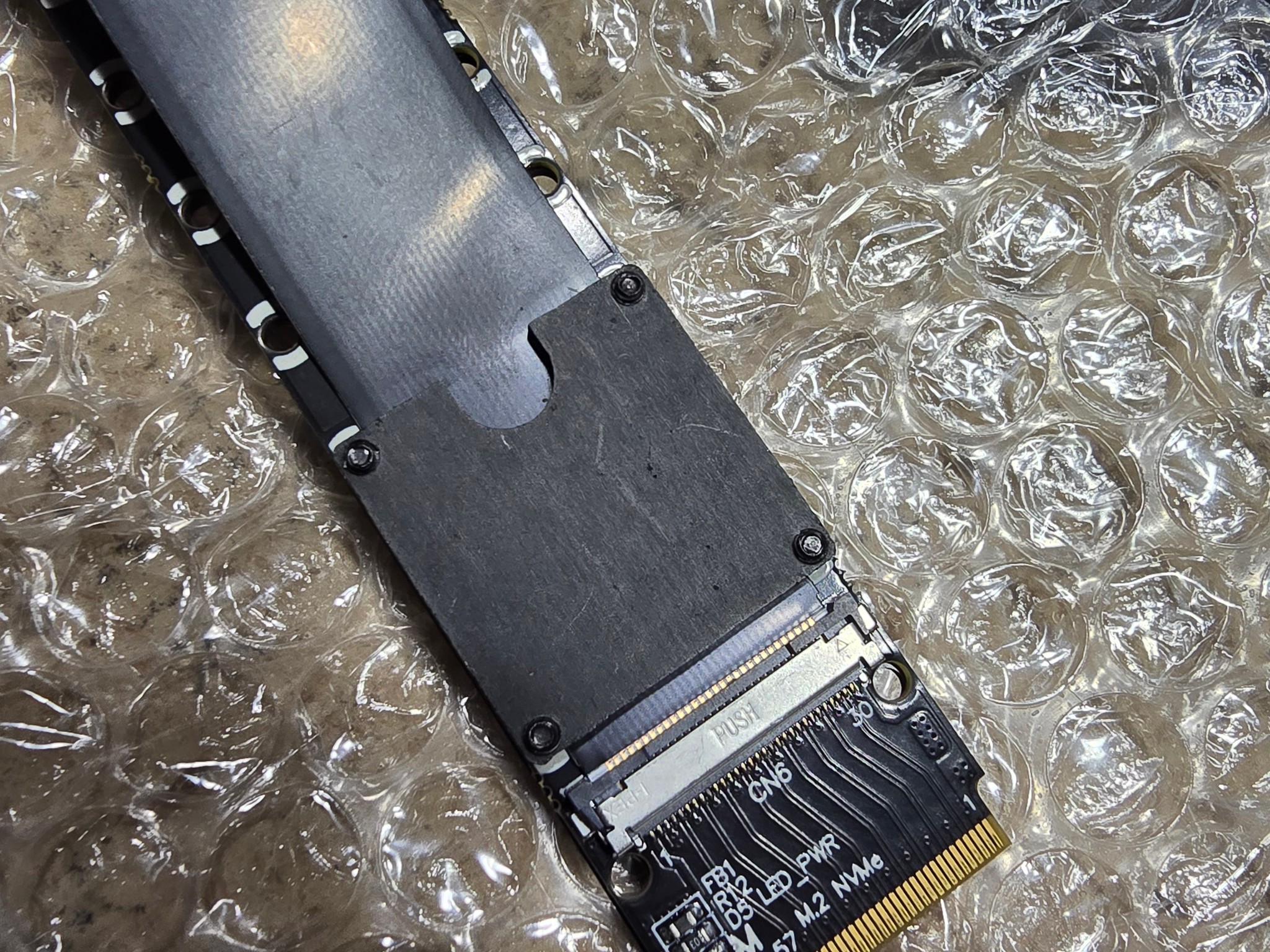 JMT PCIE 5.0 x16 to M.2 NGFF Key M Card Extension Cable 128G/bps GEN5 eGpu nvme