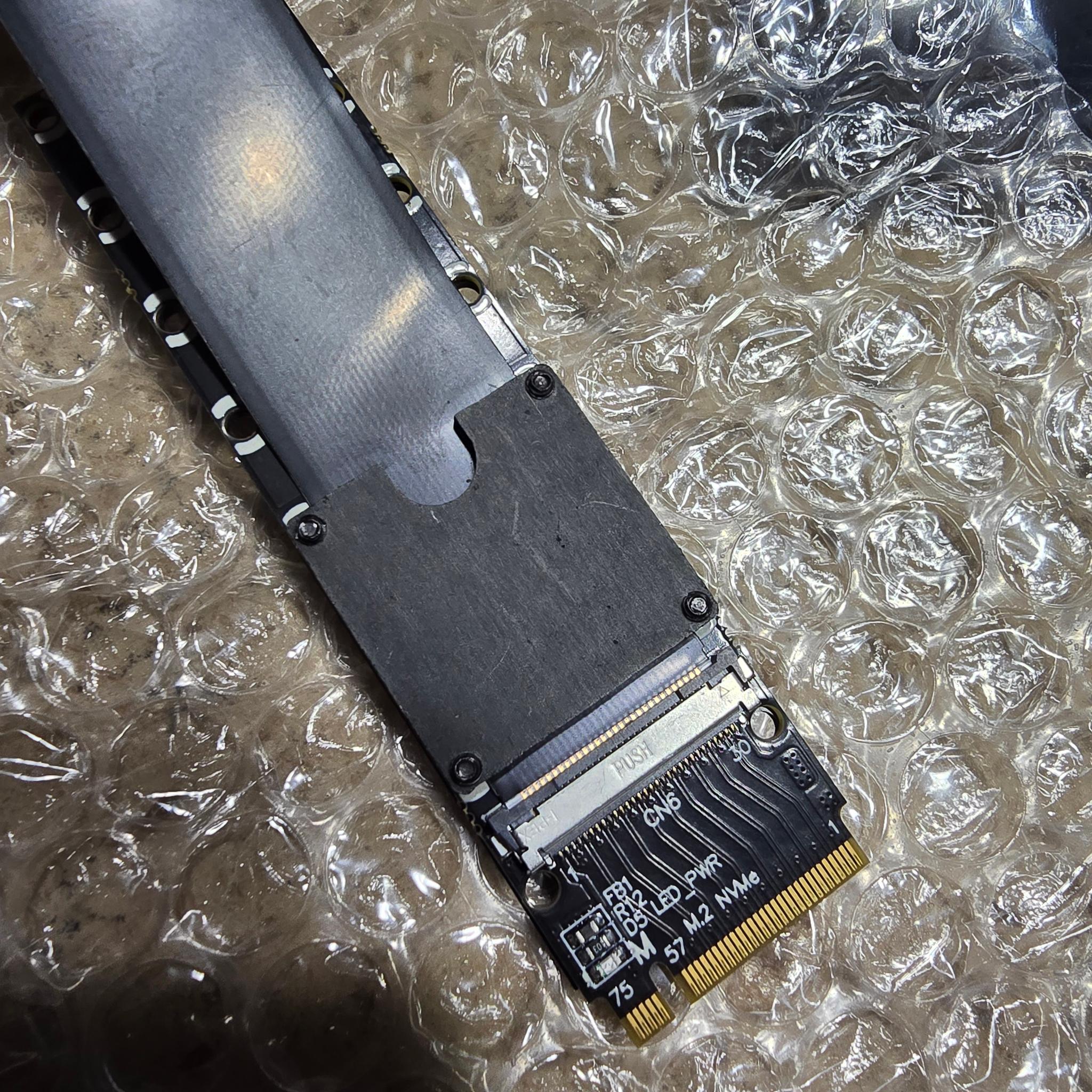 JMT PCIE 5.0 x16 to M.2 NGFF Key M Card Extension Cable 128G/bps GEN5 eGpu nvme