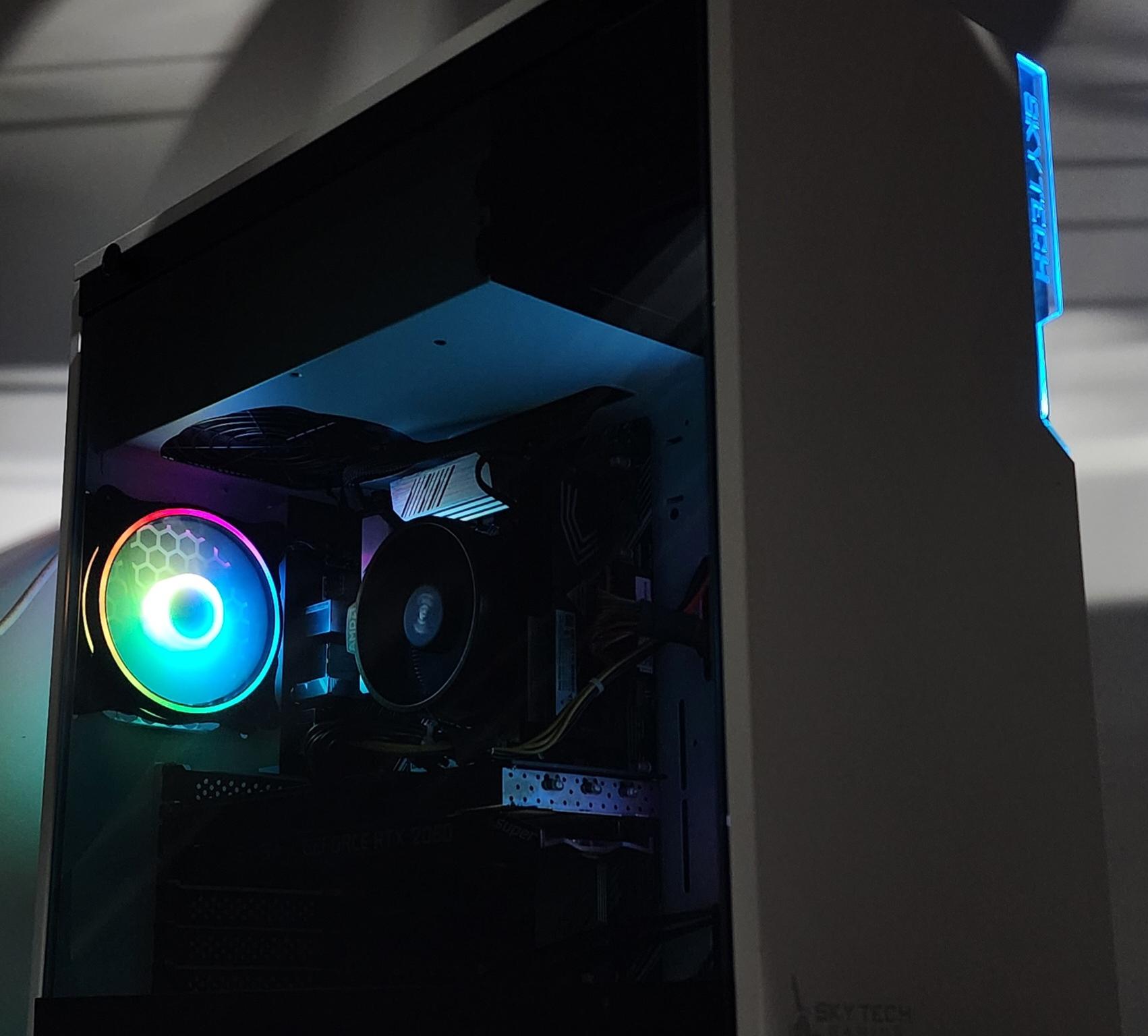 Gaming PC Ryzen 5 5500 16GB RAM 500GB SSD RTX 2060 SUPER 8GB Windows 11 Computer
