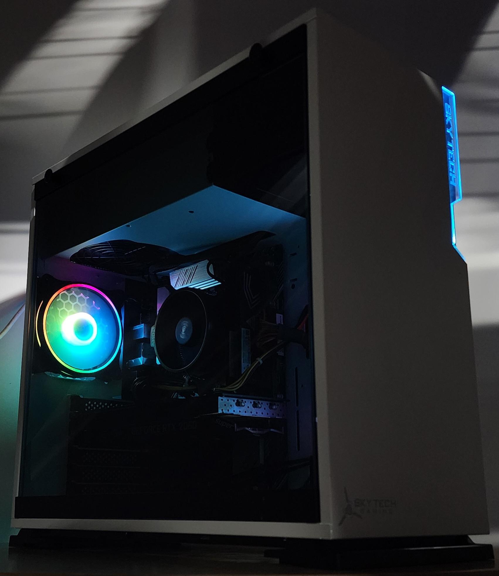 Gaming PC Ryzen 5 5500 16GB RAM 500GB SSD RTX 2060 SUPER 8GB Windows 11 Computer