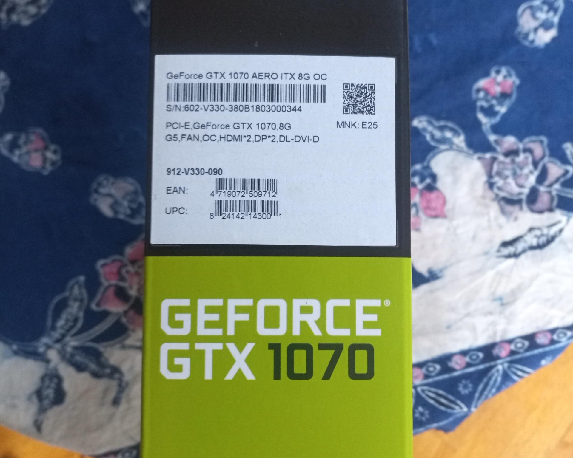 MSI AERO GTX 1070 ITX OC