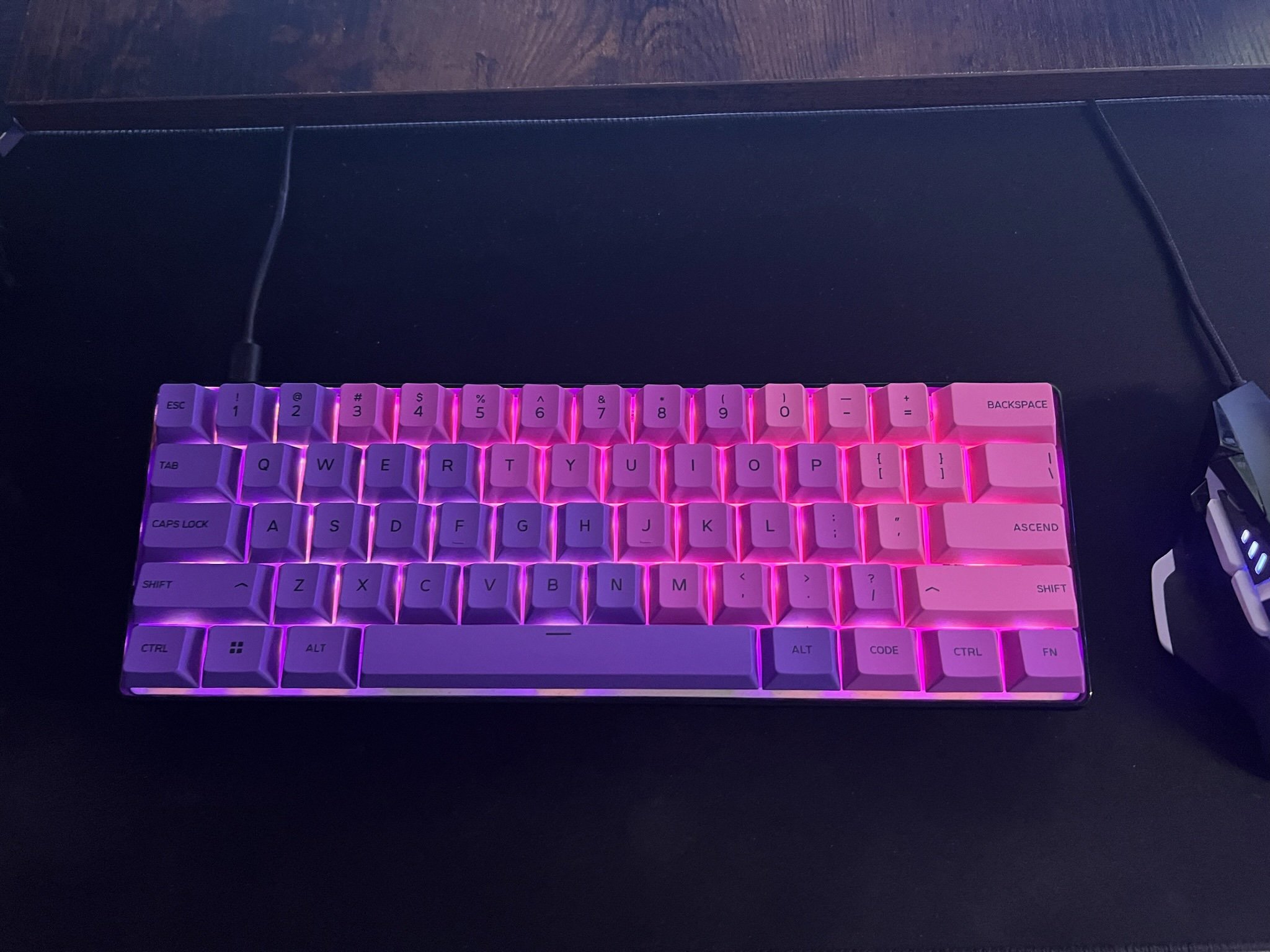 Matrix 60% Custom Mechanical Gaming Keyboard | 🟣🪐 Galactic Wonder 🪐🟣