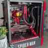 The Spiderman Gaming PC | Liquid Cooled Ryzen 5 CPU + RX 5600XT GPU | 1TB SSD | 16GB RAM