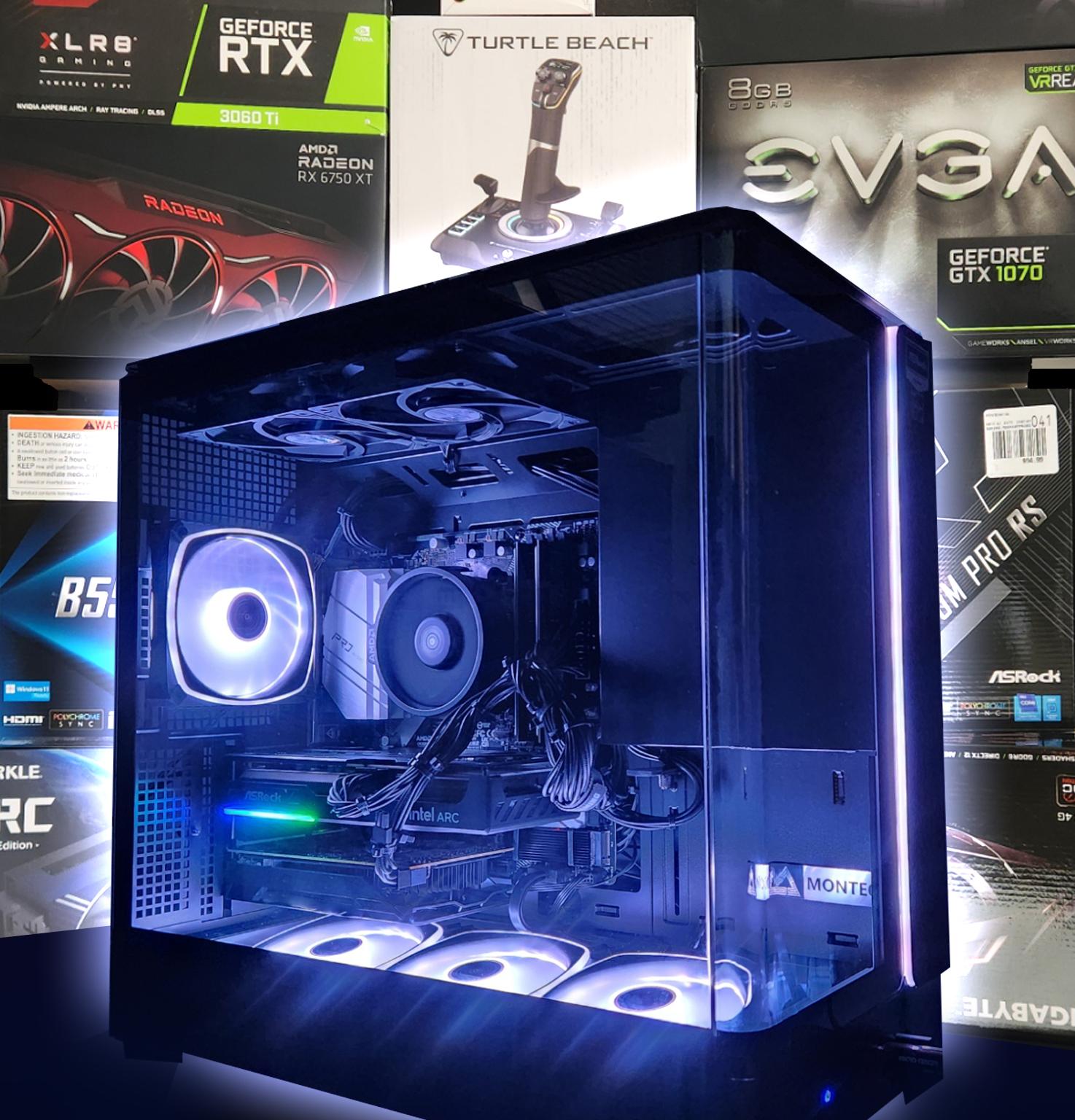 Ryzen 5 3600, Intel Asrock Challenger b570, 32Gb ram, 1Tb nvme ssd