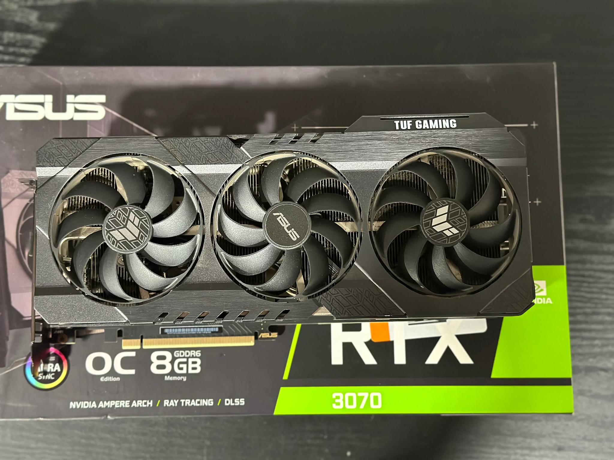 ASUS TUF Gaming GeForce RTX 3070 V2 OC Edition 8GB GDDR6 PCI Express 4.0 Video Card