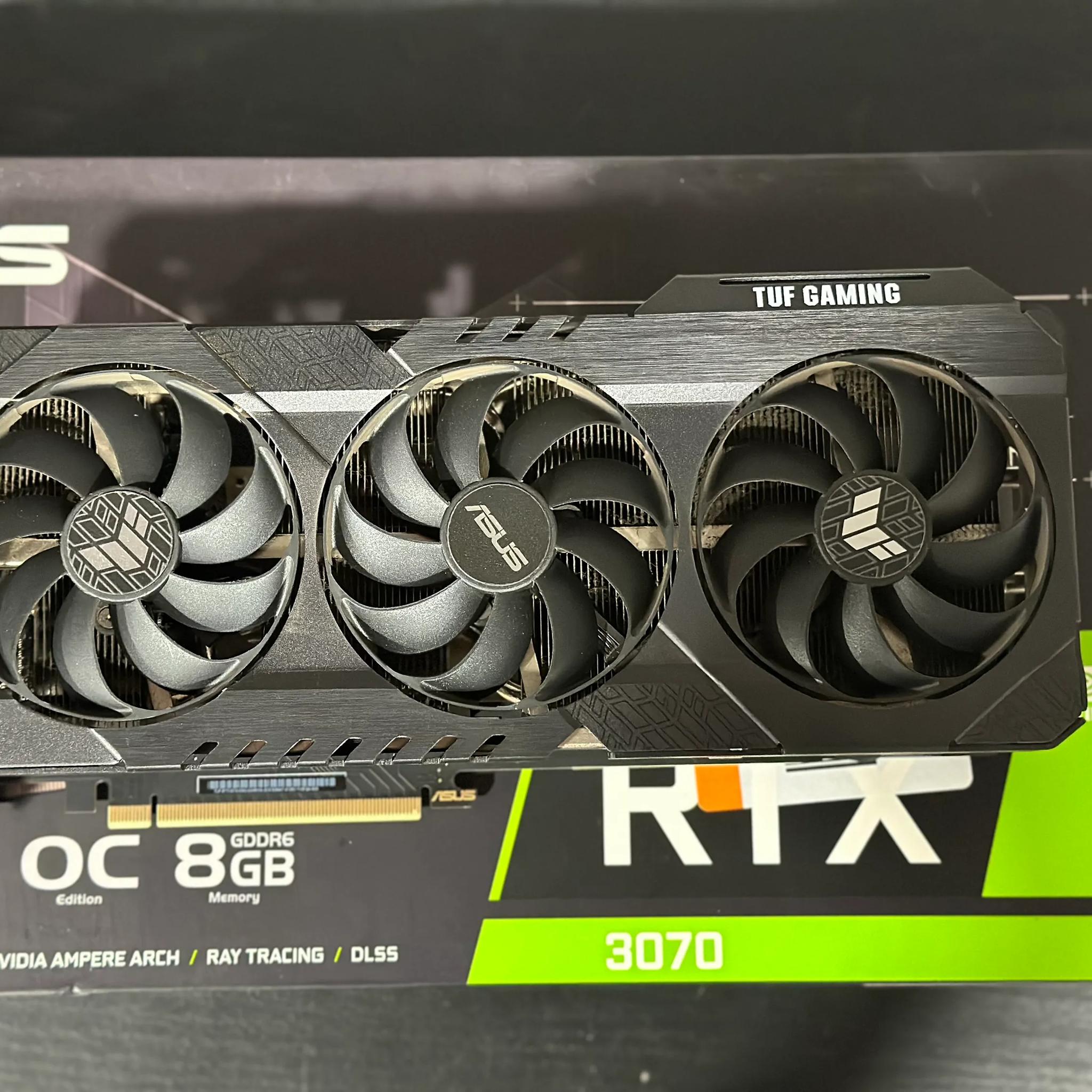 ASUS TUF Gaming GeForce RTX 3070 V2 OC Edition 8GB GDDR6 PCI Express 4.0 Video Card