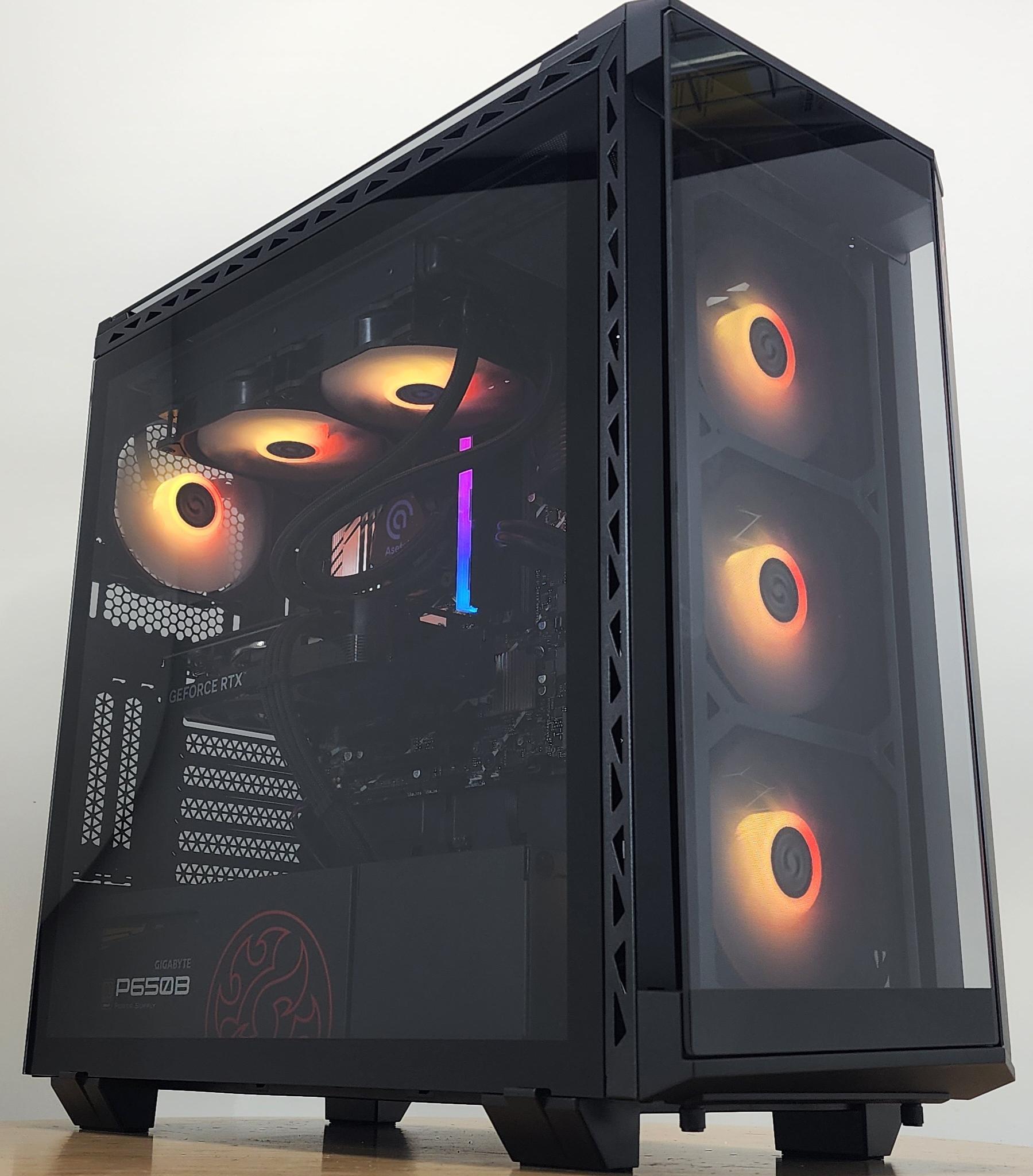 Gaming PC i3-14100F 16GB RAM 500GB SSD RTX 4060 8GB Windows 11 Computer