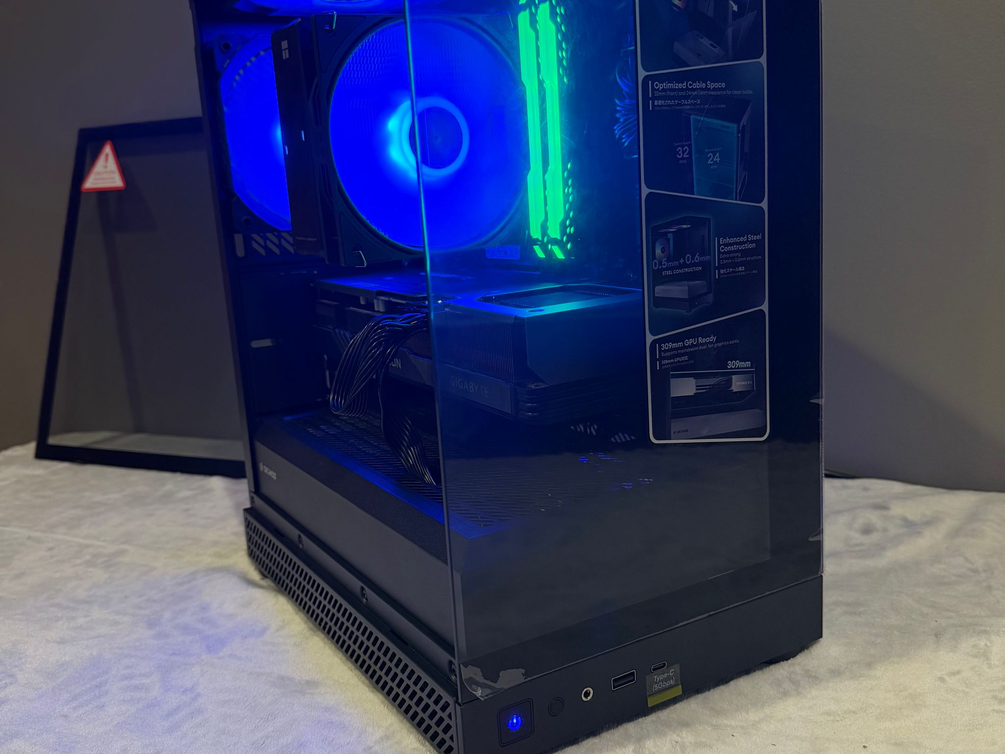Radeon RX 7600 XT Custom Gaming PC - Ryzen 5 5500, 32GB RAM