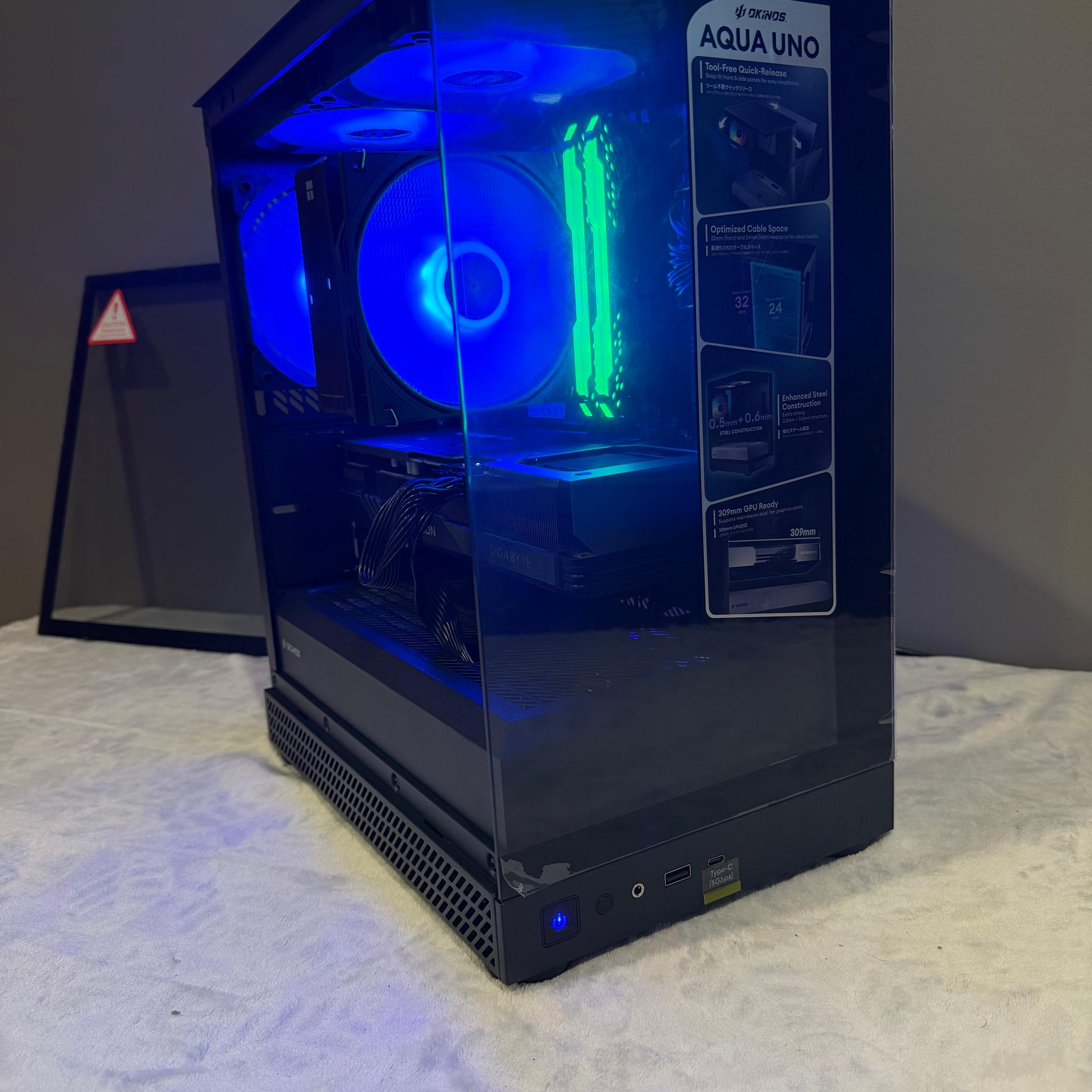 Radeon RX 7600 XT Custom Gaming PC - Ryzen 5 5500, 32GB RAM