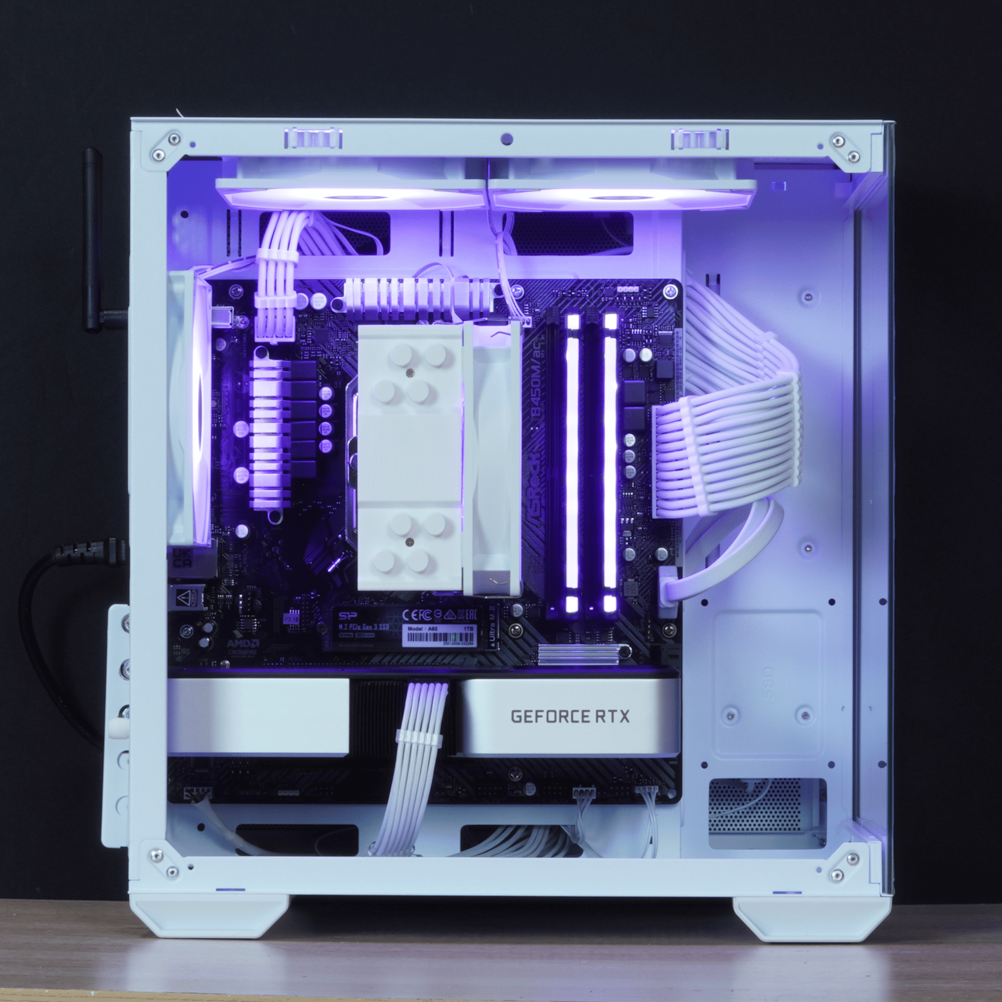 🔮FLASH🔮RTX 3060 Ti,Ryzen 5 5500, 16GB DDR4 RAM, 1TB SSD w/ Wifi |1080p Gaming PC|