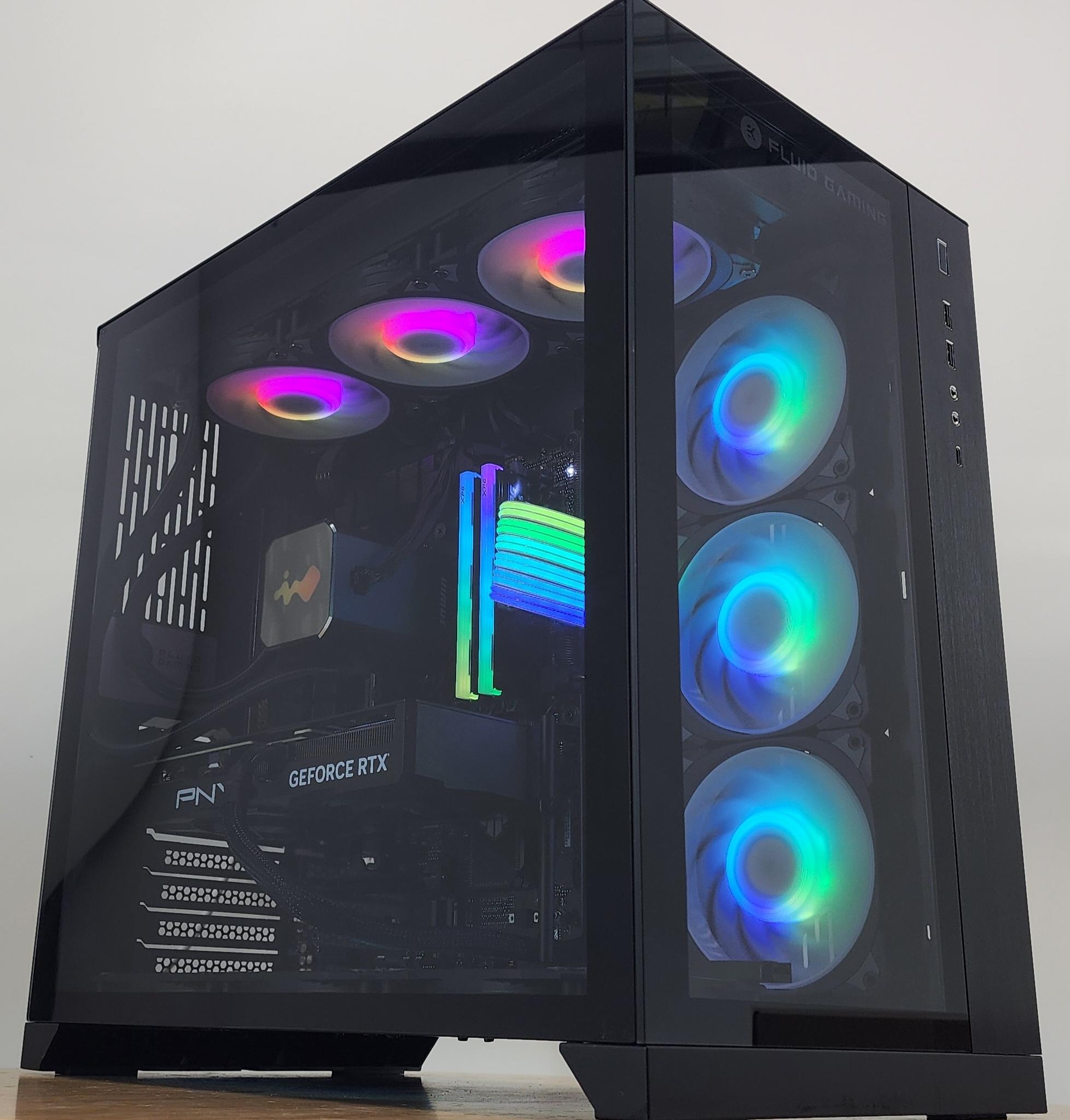 Gaming PC Ryzen 7 9700X 32GB RAM 2TB SSD RTX 4070 SUPER 12GB Windows 11 Computer