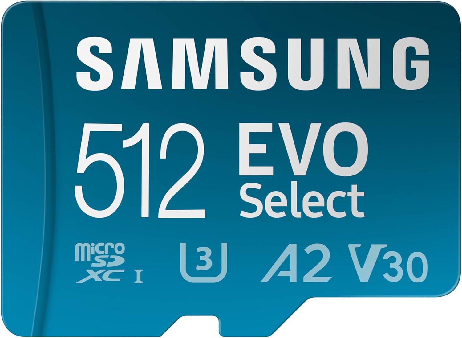 512GB SAMSUNG EVO Select Micro SD-Memory-Card microSDXC 130MB/s