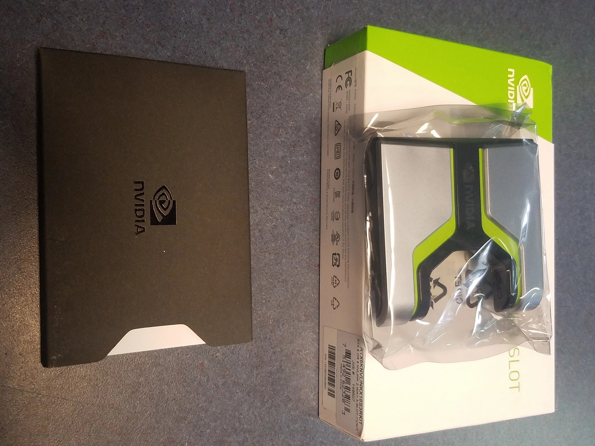 On Sale! Two RTX 6000 24GB Video Cards & 3-Slot NVLINK Bridge