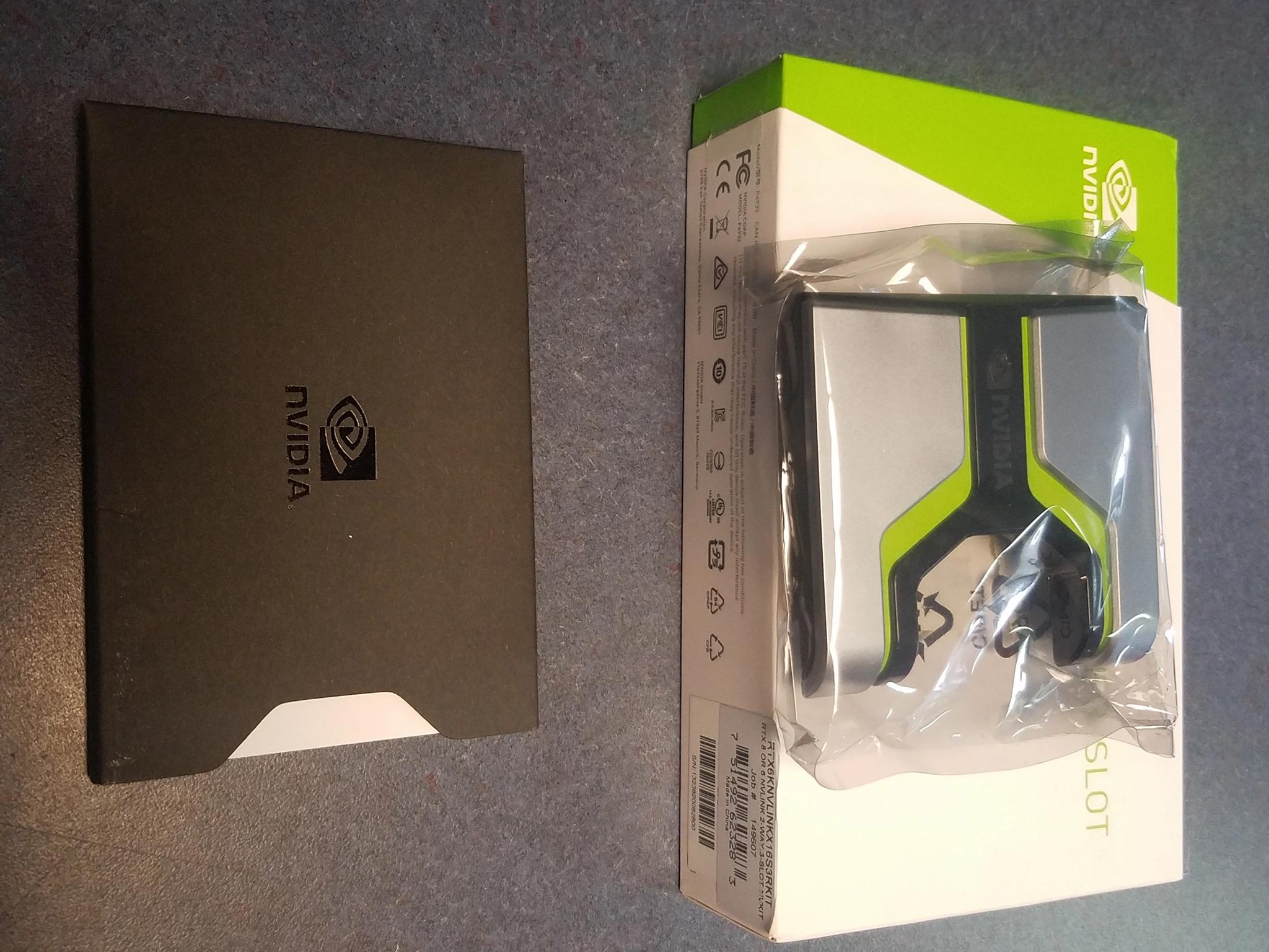 On Sale! Two RTX 6000 24GB Video Cards & 3-Slot NVLINK Bridge