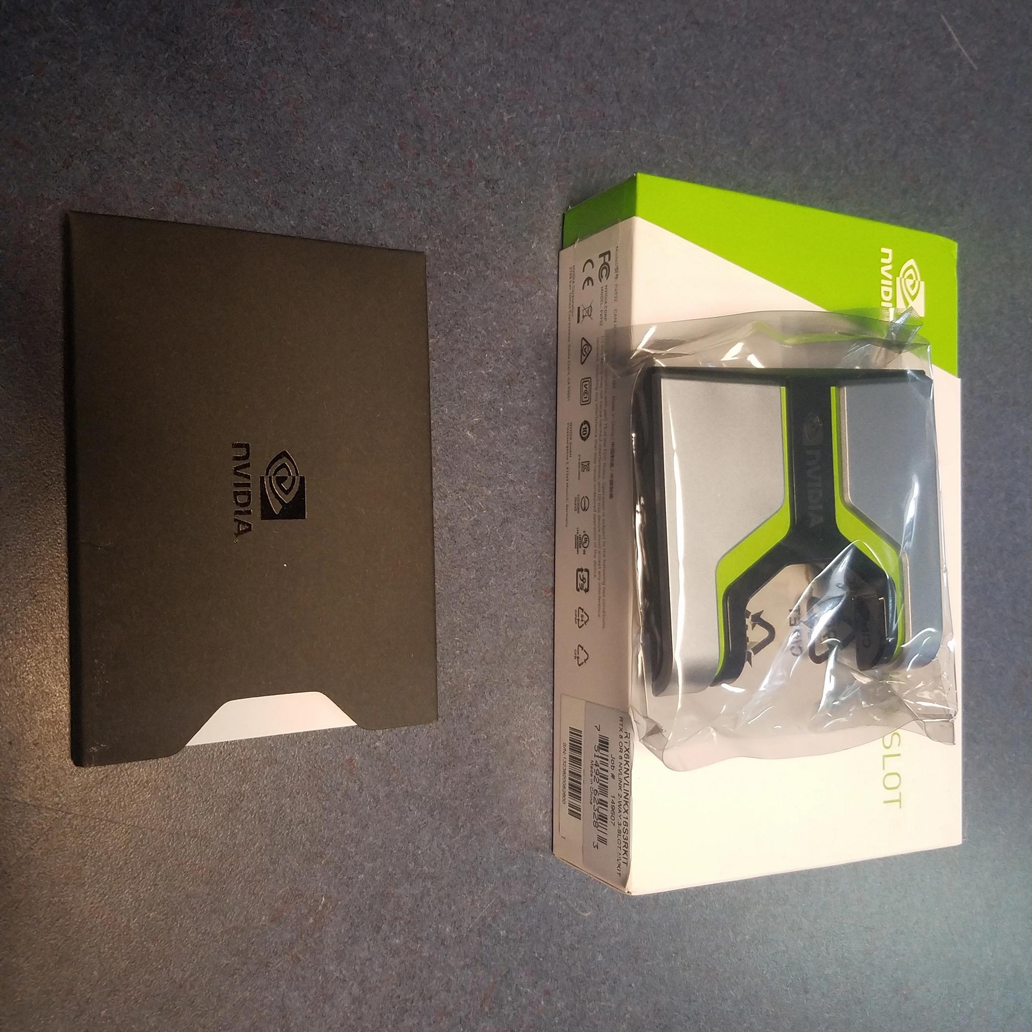 On Sale! Two RTX 6000 24GB Video Cards & 3-Slot NVLINK Bridge