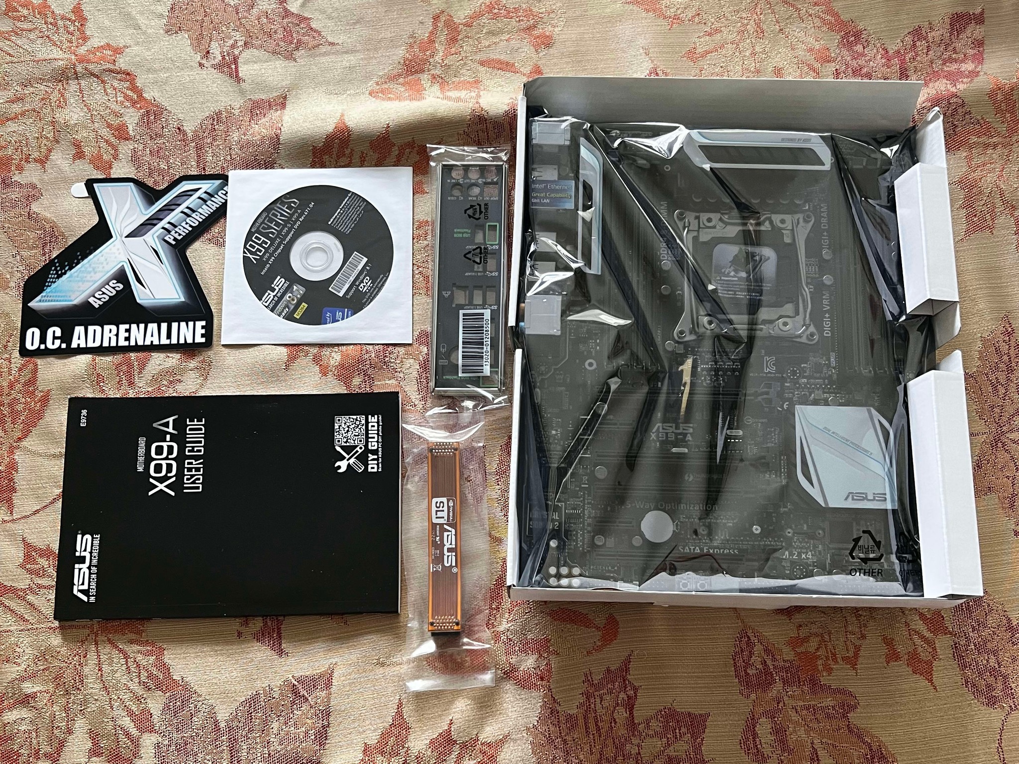 BRAND NEW ASUS X99-A motherboard 5-way optimization