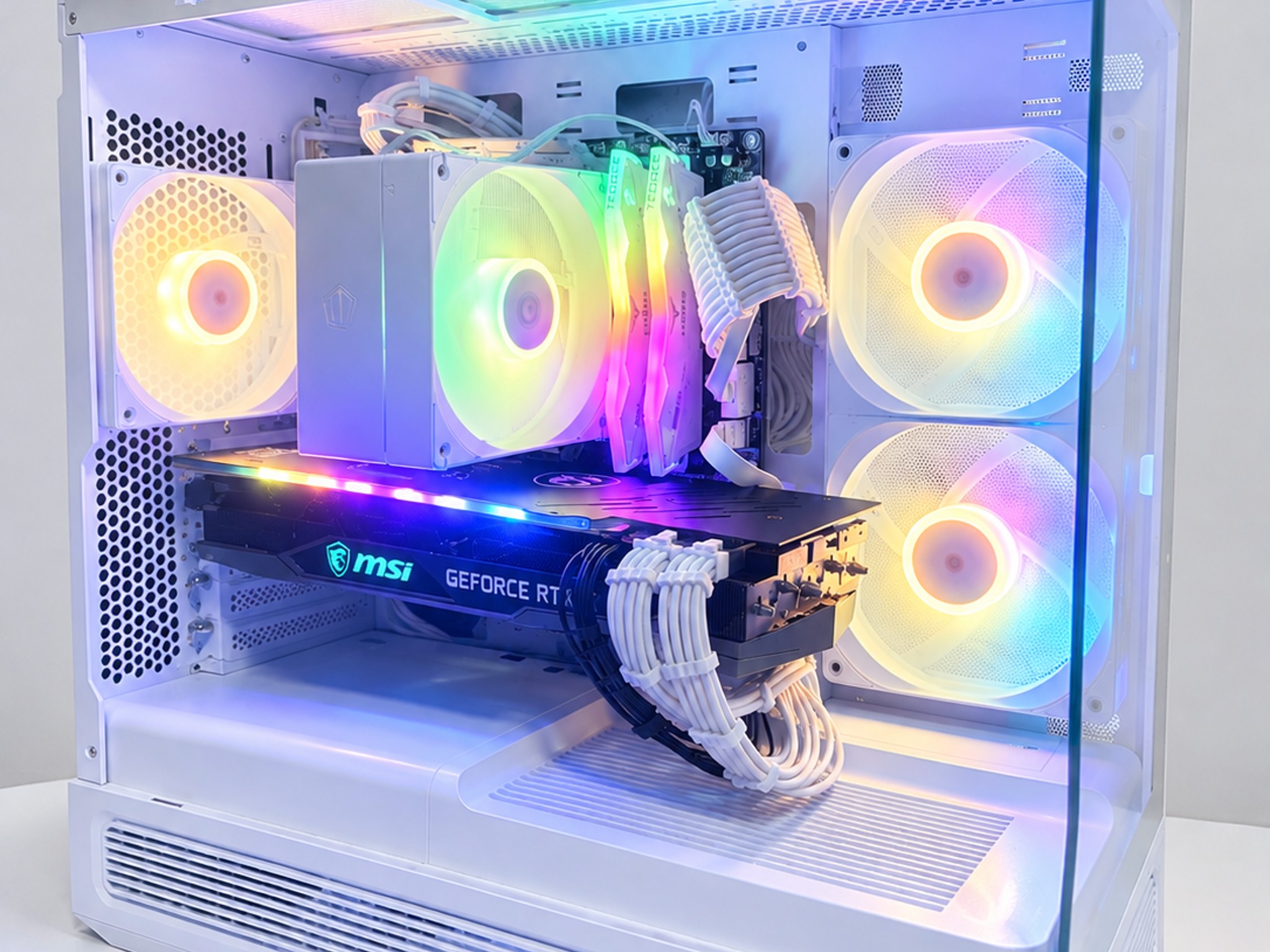 🤍 White Frost | RTX 3080 12GB Gaming PC | Core Ultra 5 250KF Plus
