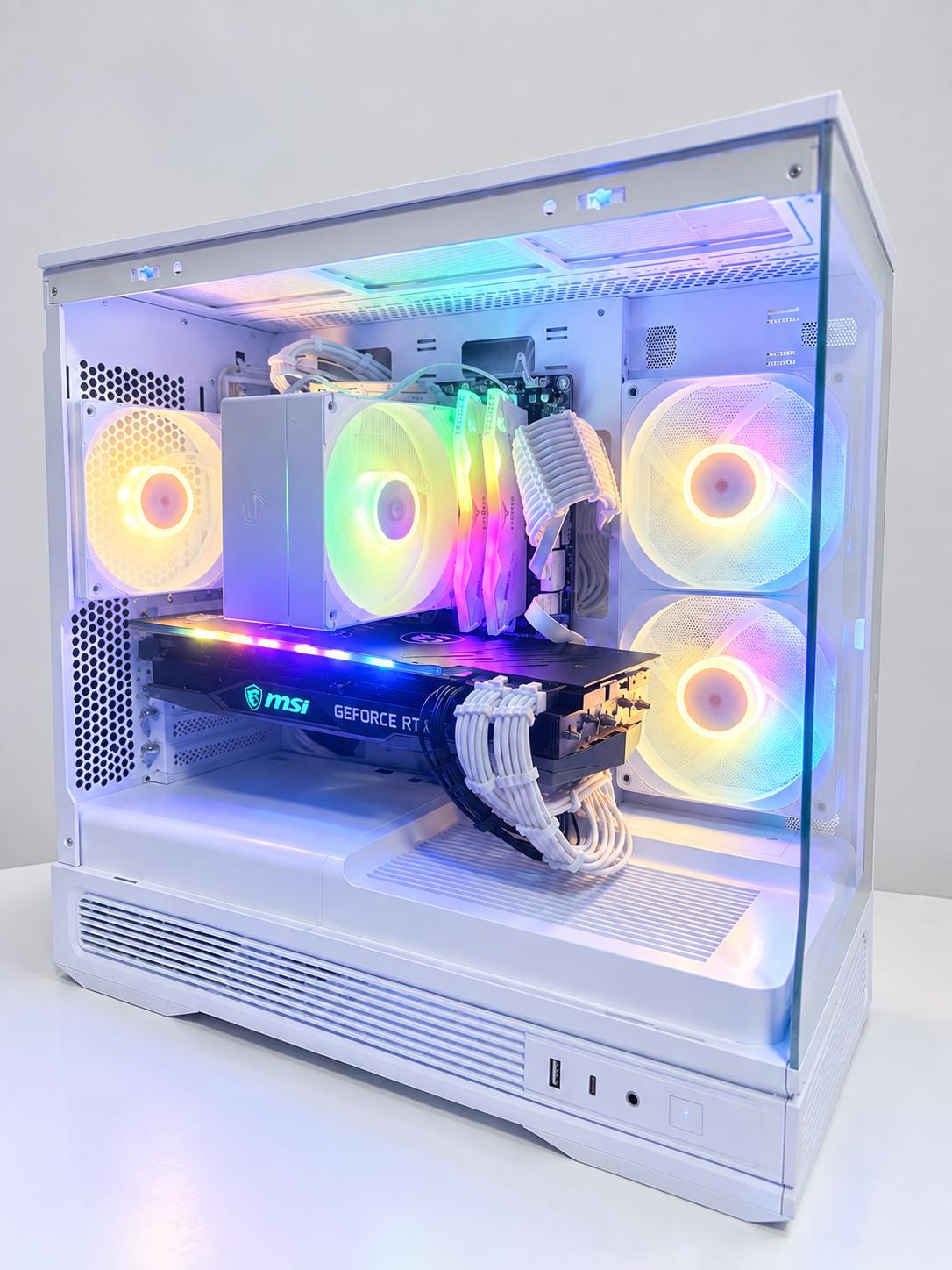 🤍 White Frost | RTX 3080 12GB Gaming PC | Core Ultra 5 250KF Plus