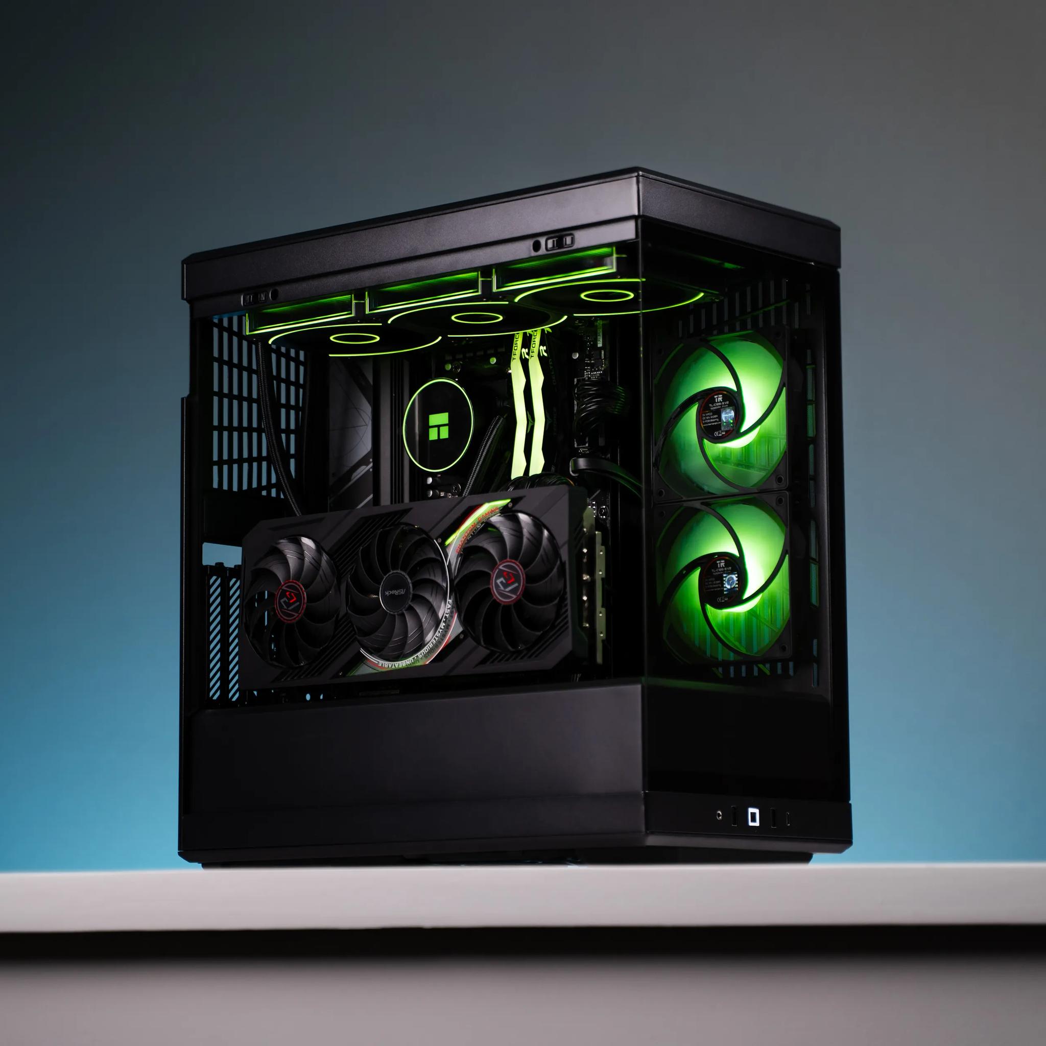 “Darcform V2” RX 7900 XTX  Ryzen 7 7800X3D 2TB 32GB Windows 11 Gaming PC Powerhouse