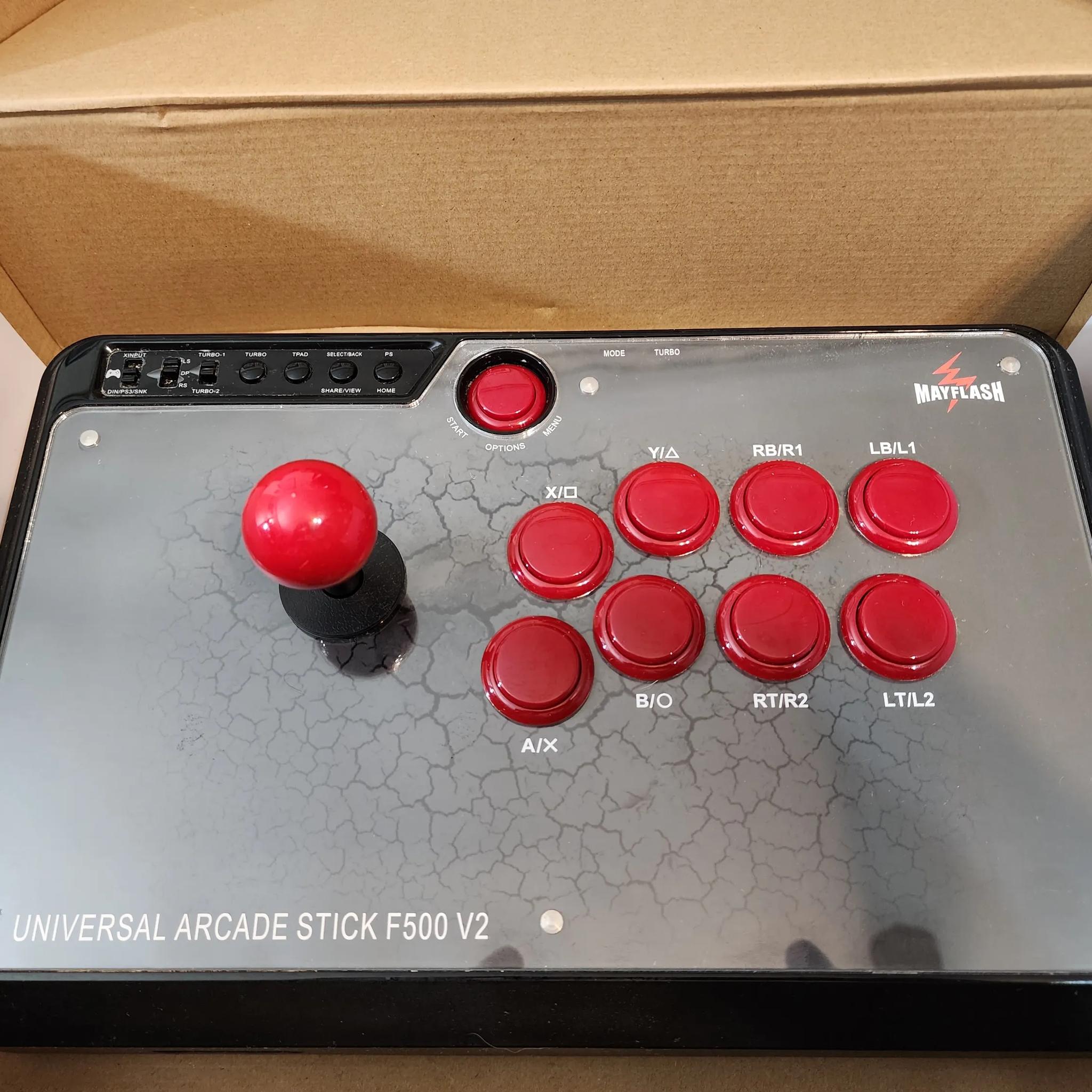 MAYFLASH Universal Arcade Fighting Stick F500  Switch, Xbox, PS, Windows, Raspberry Pi, Steam Deck