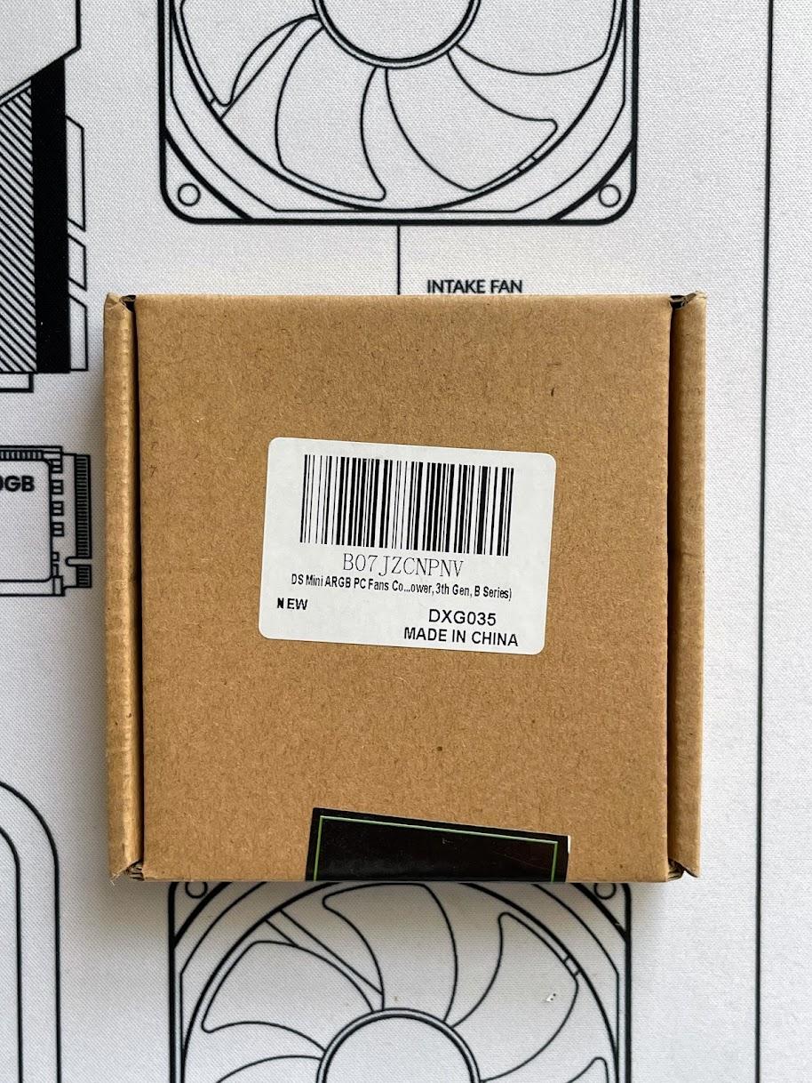 DS Mini 5V 3-Pin ARGB SATA-powered PC Fans/LED Strips Controller w/ 14 Key Remote