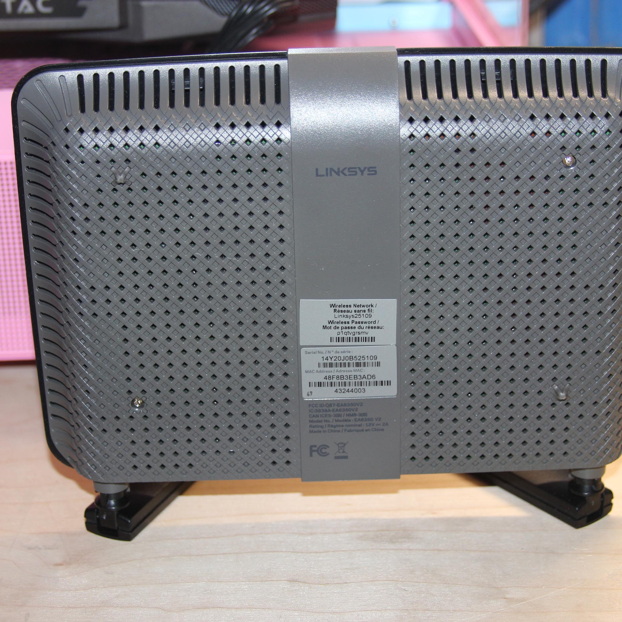 Linksys EA6350 AC1200+ Dual-Band WiFi Gigabit Router 4 Port Switch * TESTED & WORKING *