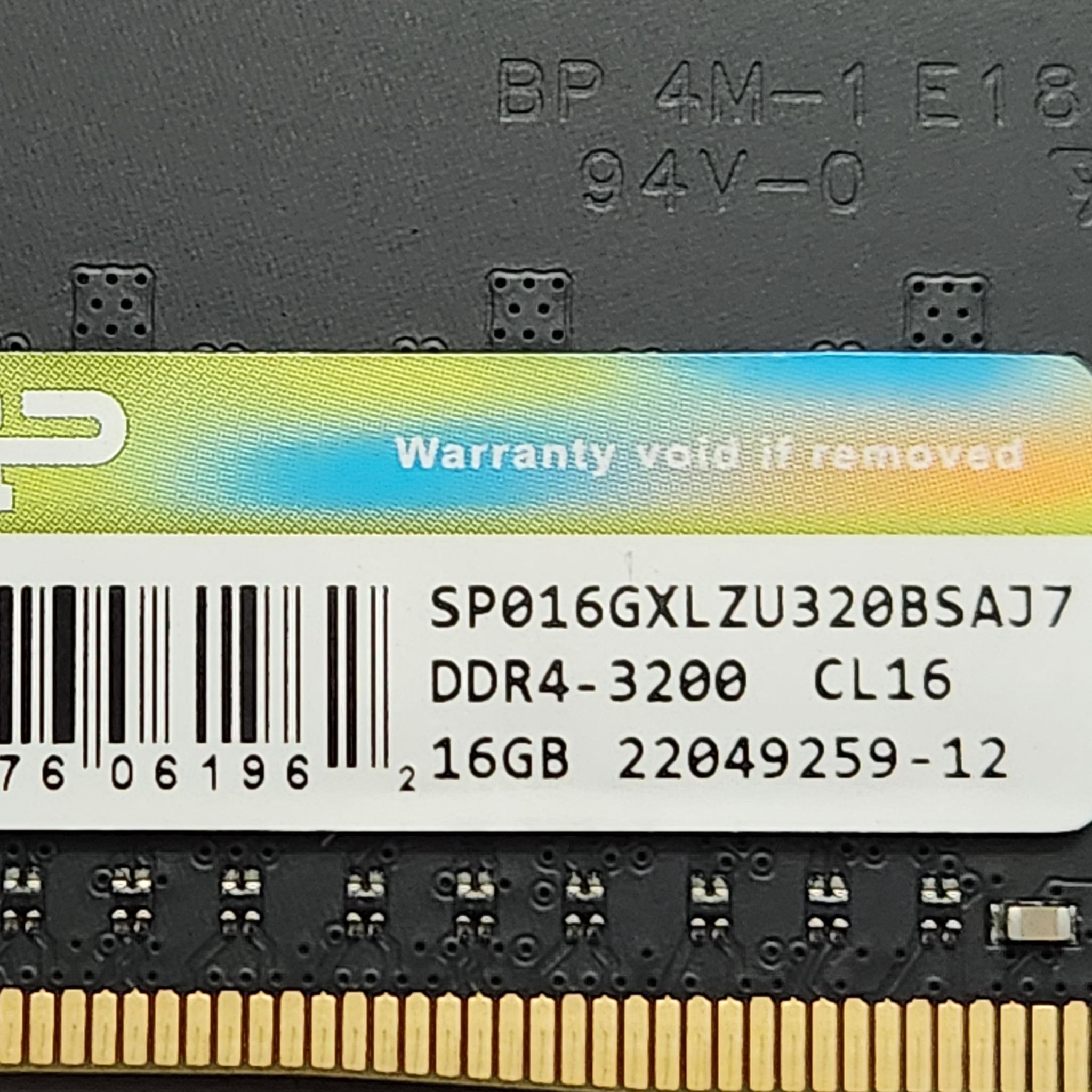 SP DDR4 3200 CL16 32GB kit.