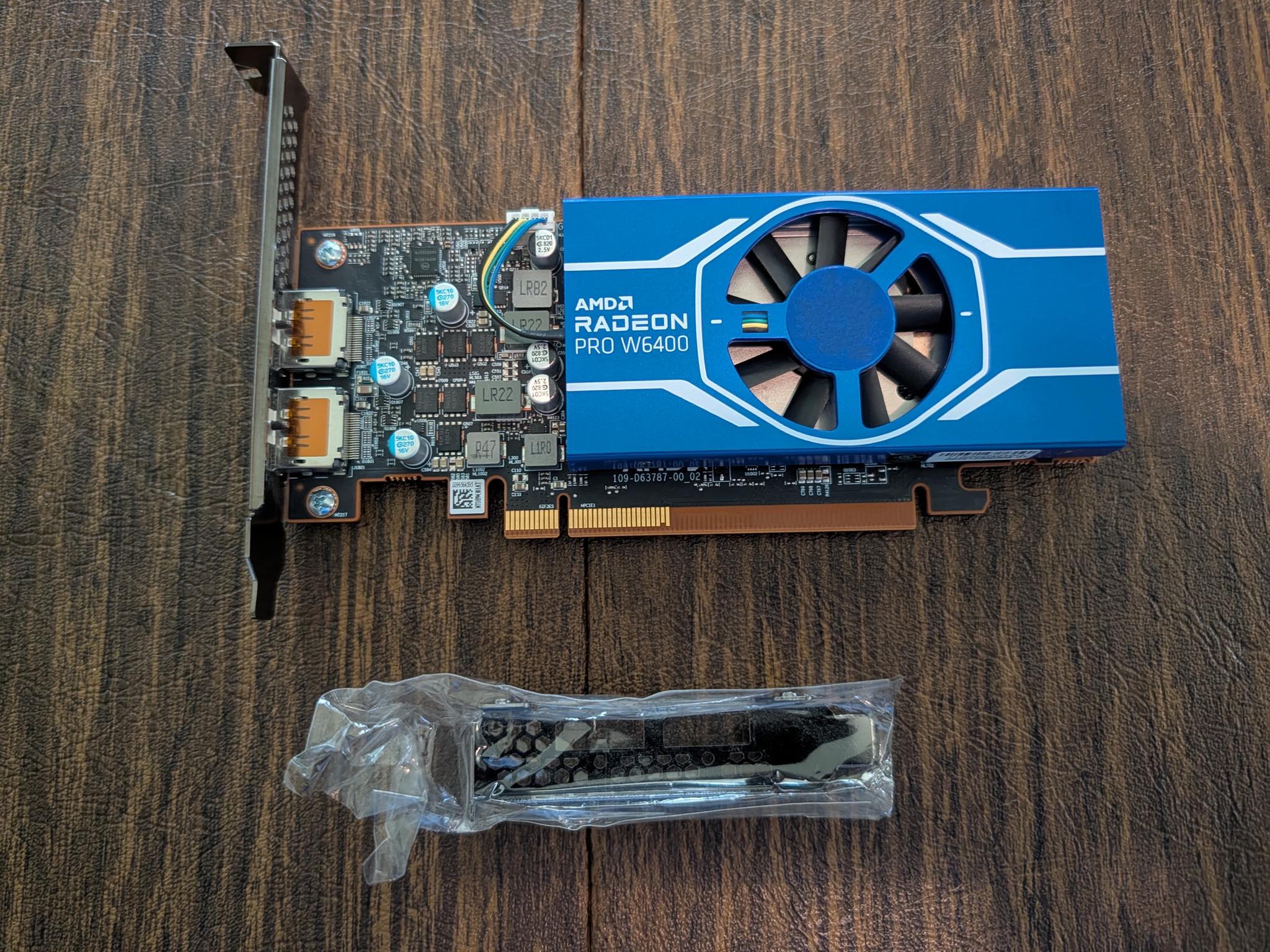 AMD Radeon PRO W6400 4GB GDDR6 Low Profile
