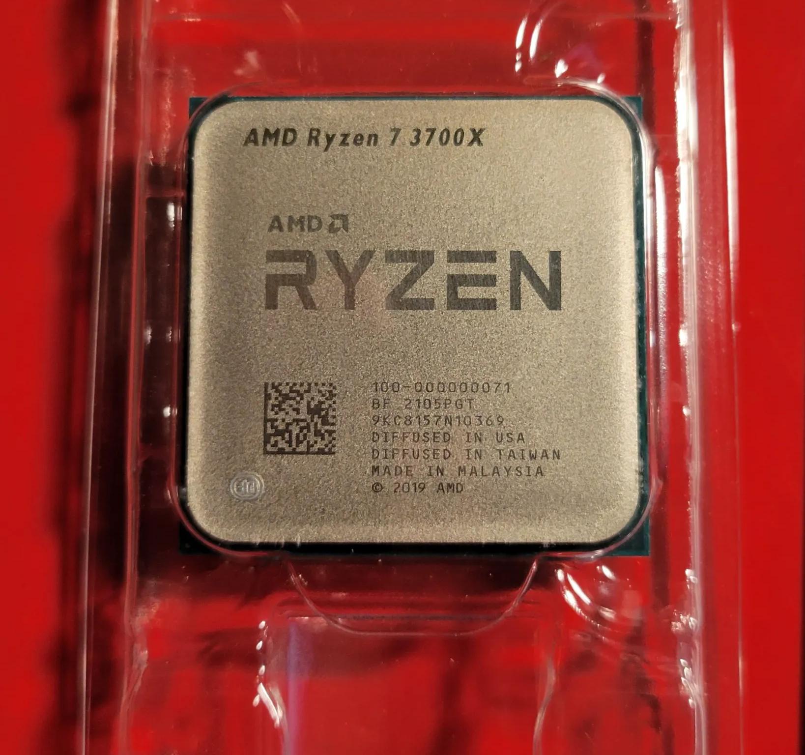 AMD Ryzen 3700X CPU includes Wraith cooler great condition/low use