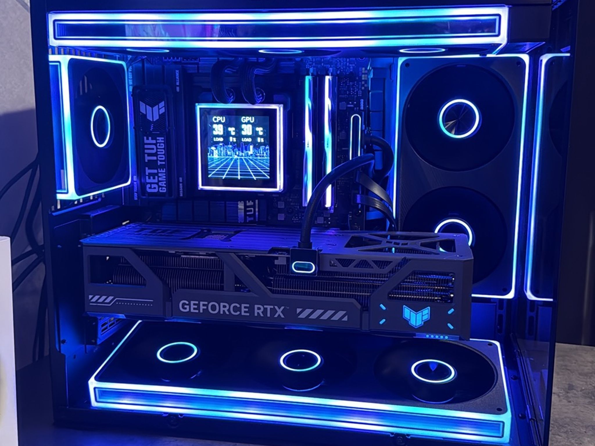 ASUS TUF 5080| Lian Li Mini v2| 48GB DDR5 8000| 270k Plus| 2TB NVME