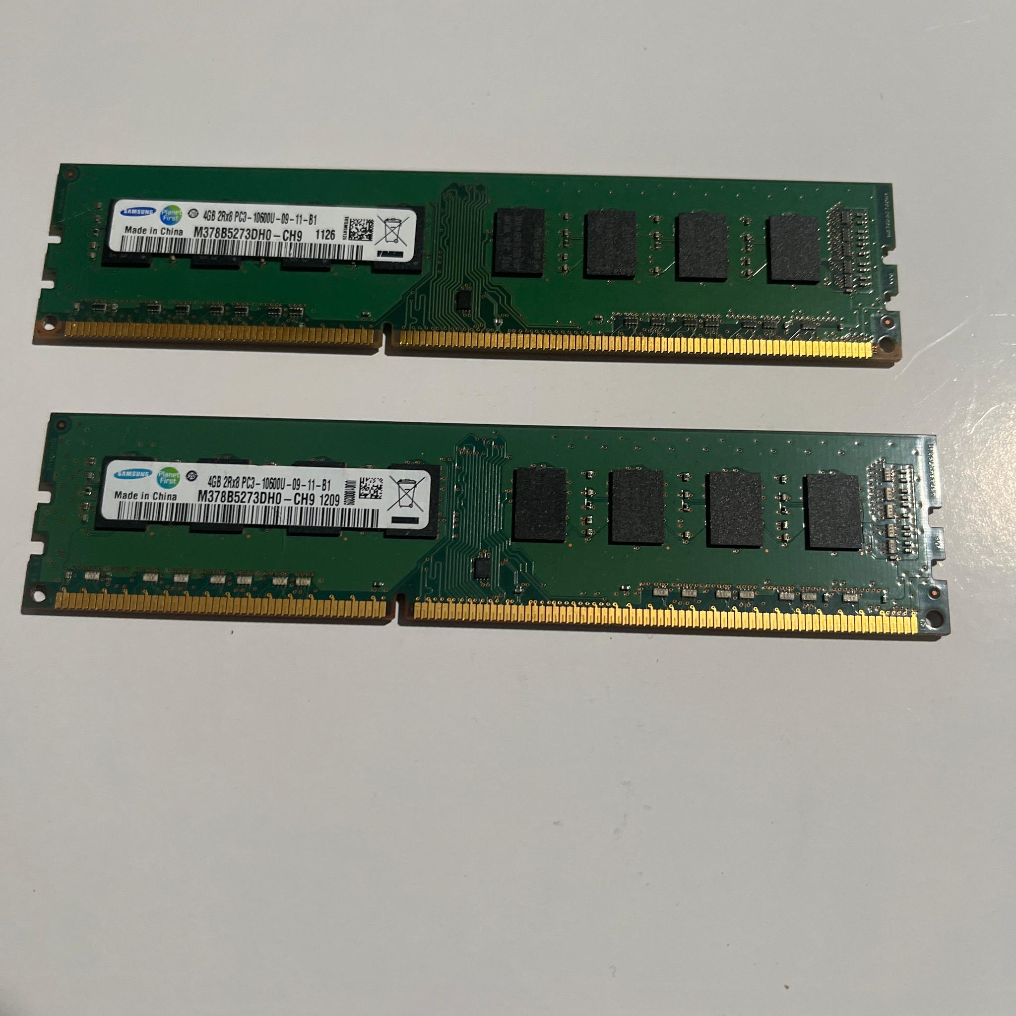 DDR3 2x4 8GB