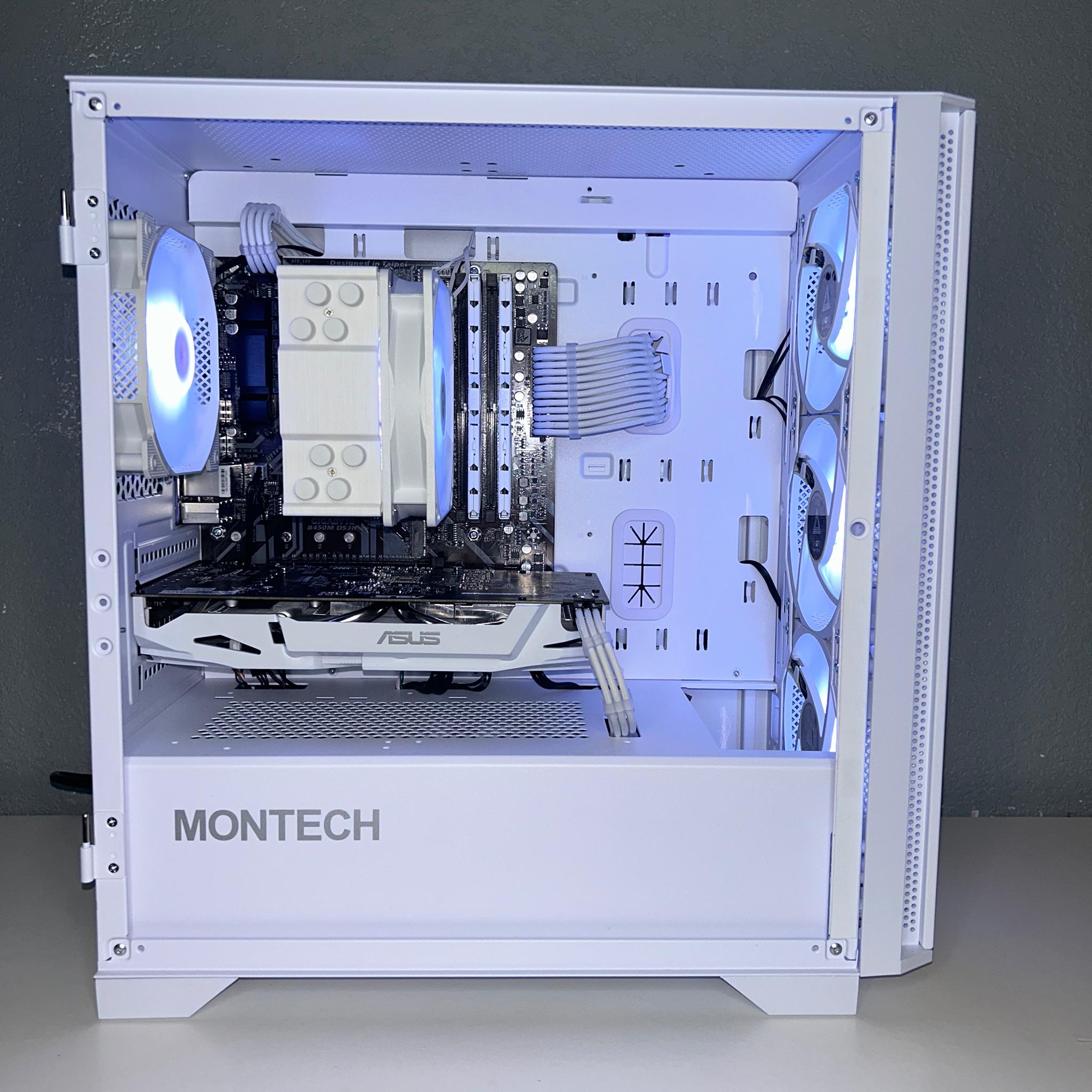 All White Budget Gaming PC | GTX 1060 + Ryzen 5 2600 