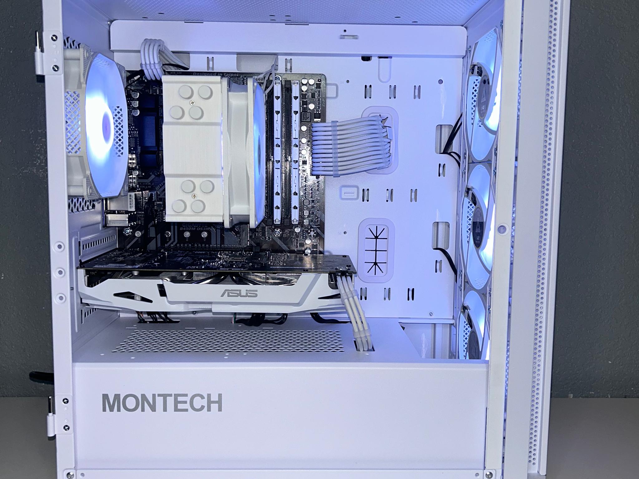 All White Budget Gaming PC | GTX 1060 + Ryzen 5 2600 