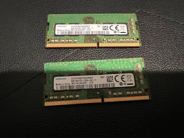 Samsung 16GB (8GB X2) Laptop DDR4-2666 Mhz SO-DIMM Dual Channel Ram Kit.