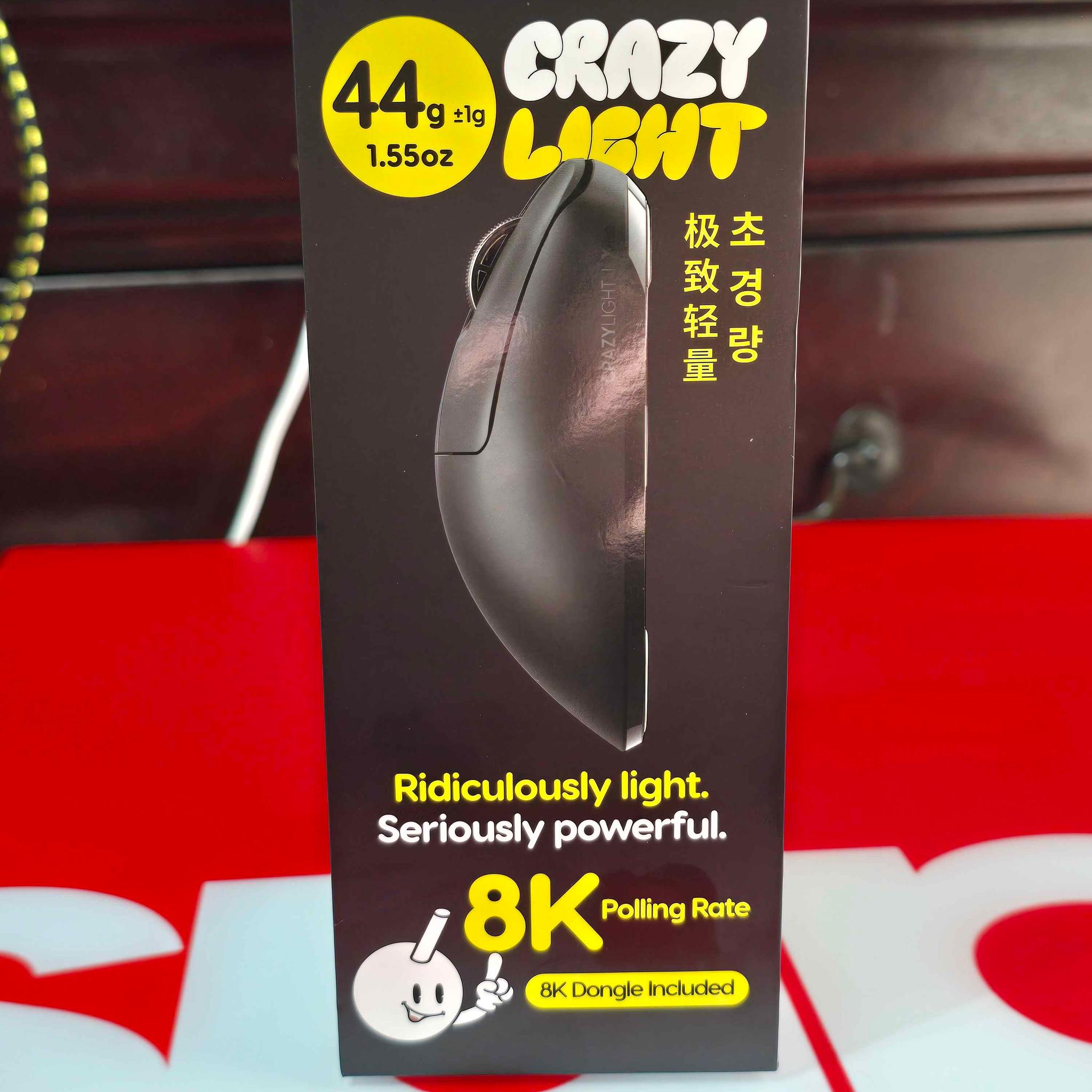 GREAT PRICE! | Pulsar Xlite CrazyLight Medium Gaming Mouse (incl. All accesories + Extra 8K Dongle)