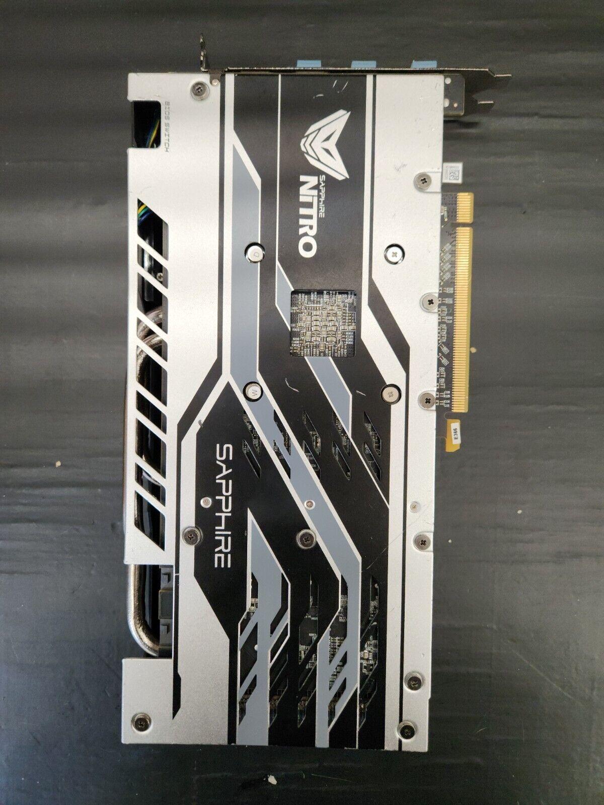 Sapphire Nitro+ Radeon RX 570 8GB GDDR5 Graphics Card - DisplayPort, HDMI, DVI
