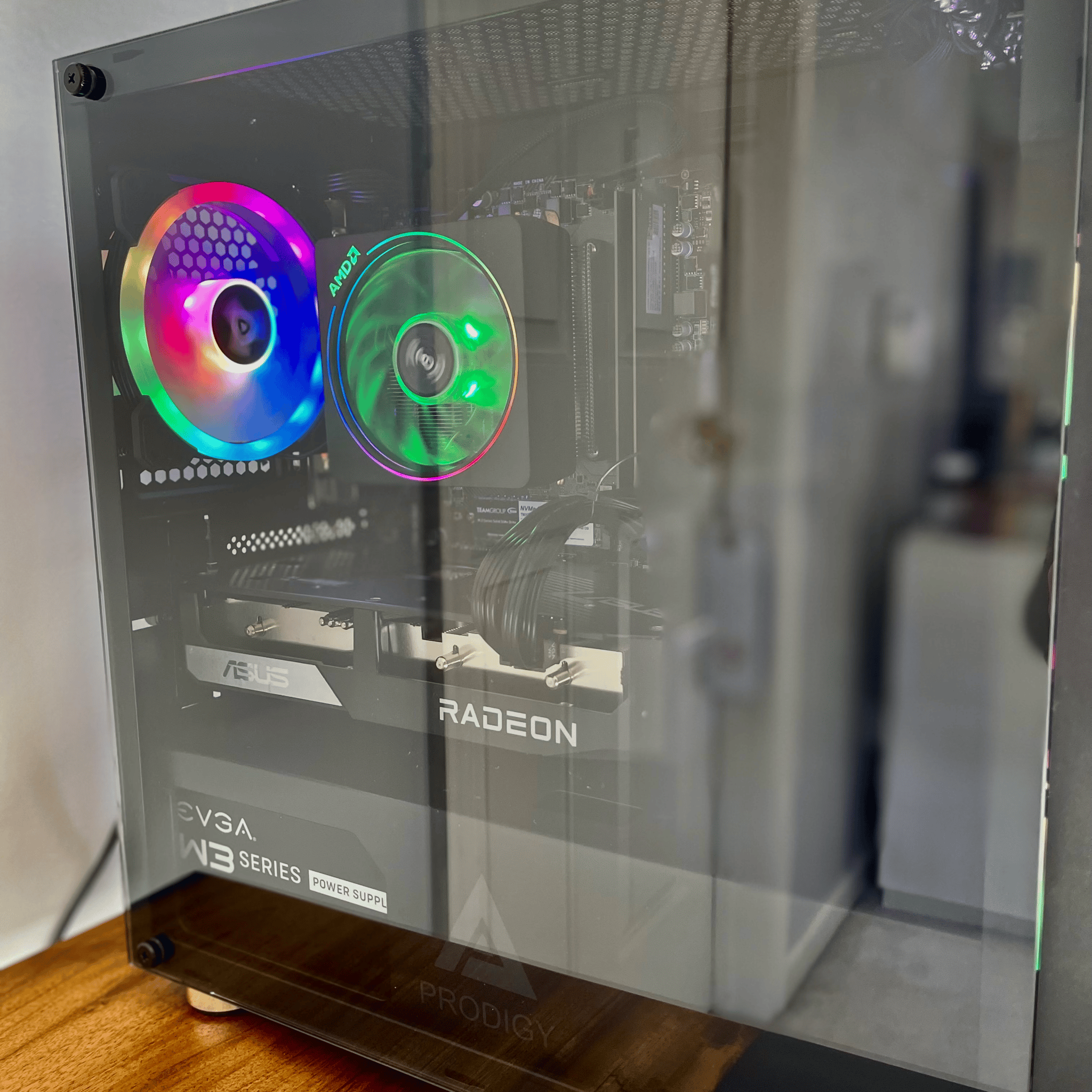 ON SALE- Budget Gamer Build Ryzen 3600x Micro Atx Gaming PC ,6600xt AMD 