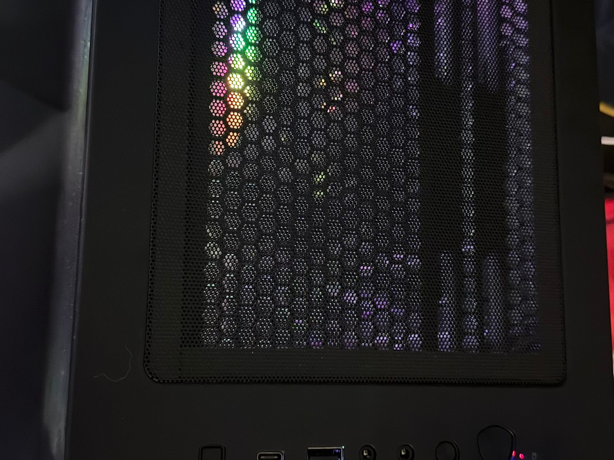 Gaming PC, All Black, RGB Fans, Glass Panel