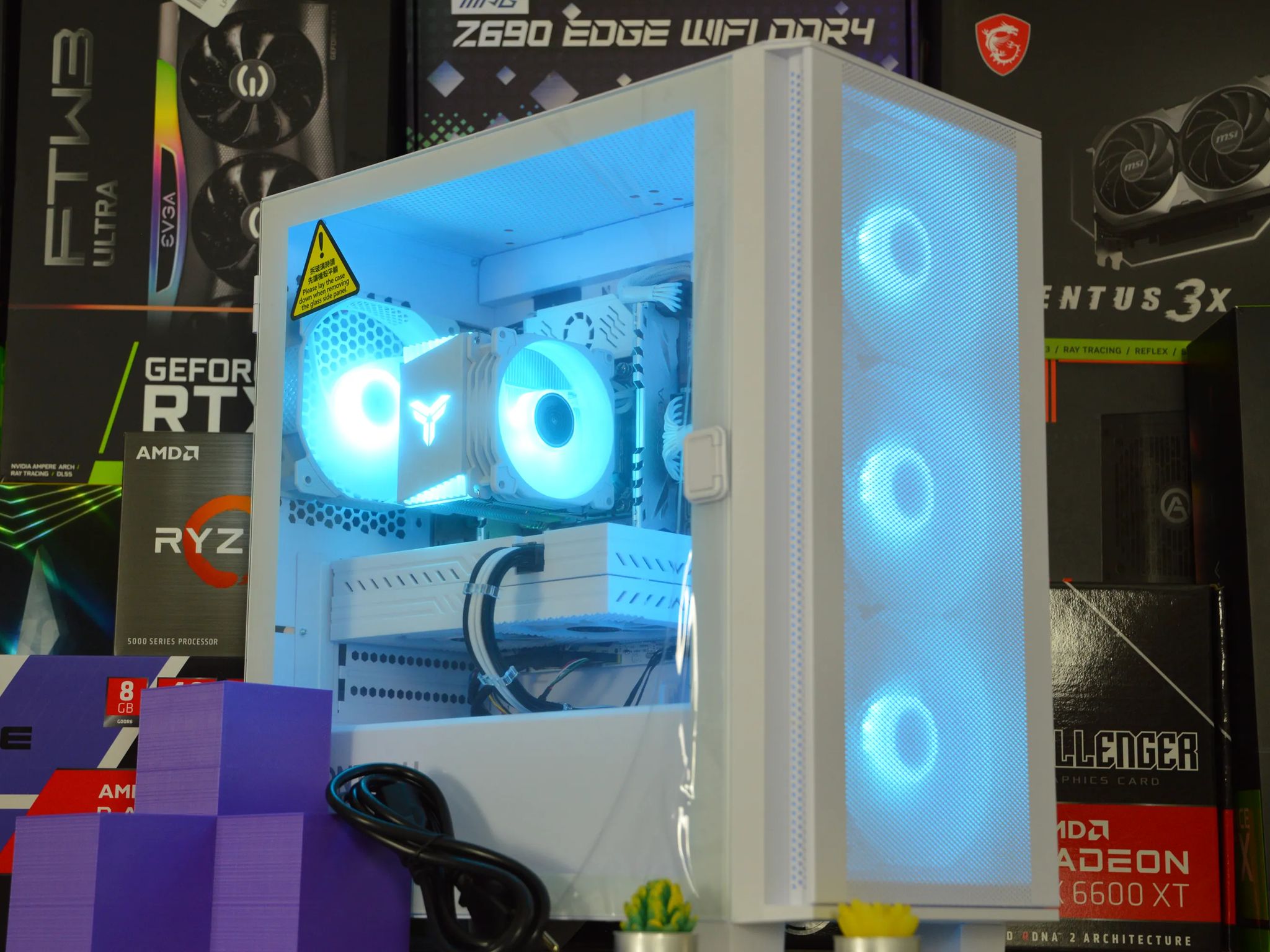 ⚪⚪| RX 580 8GB | INTEL XEON E5 2670 V3 | 16GB DDR4 RAM | 1TB NVME SSD | White-Out 2.0 |