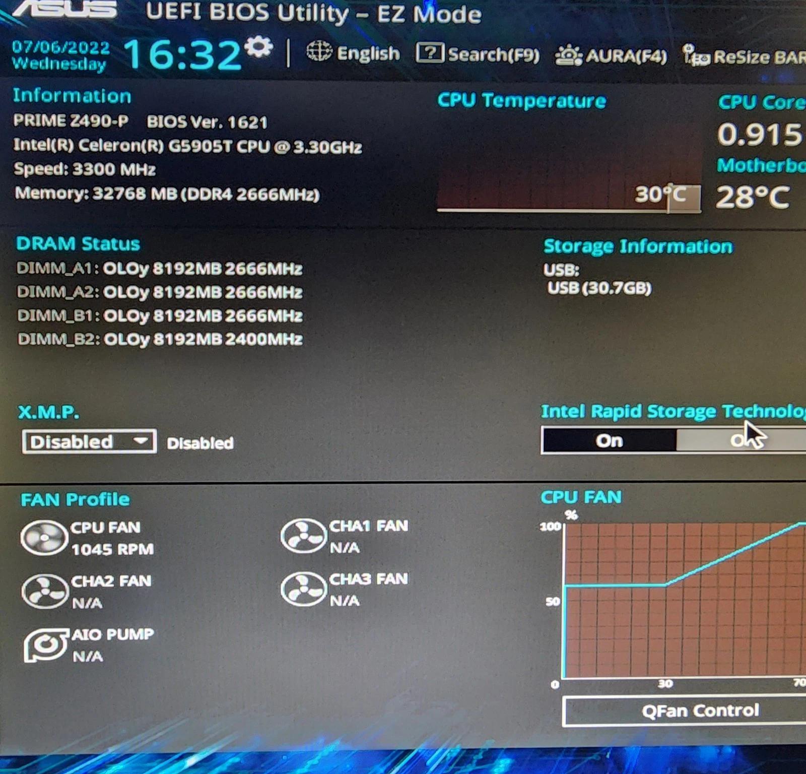UPDATED BIOS ASUS Prime Z490-P DDR4 LGA1200 ATX Motherboard