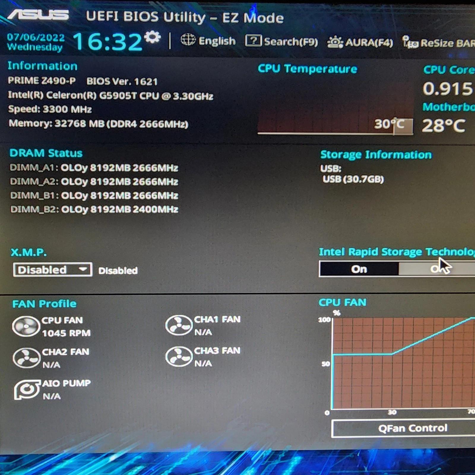 UPDATED BIOS ASUS Prime Z490-P DDR4 LGA1200 ATX Motherboard