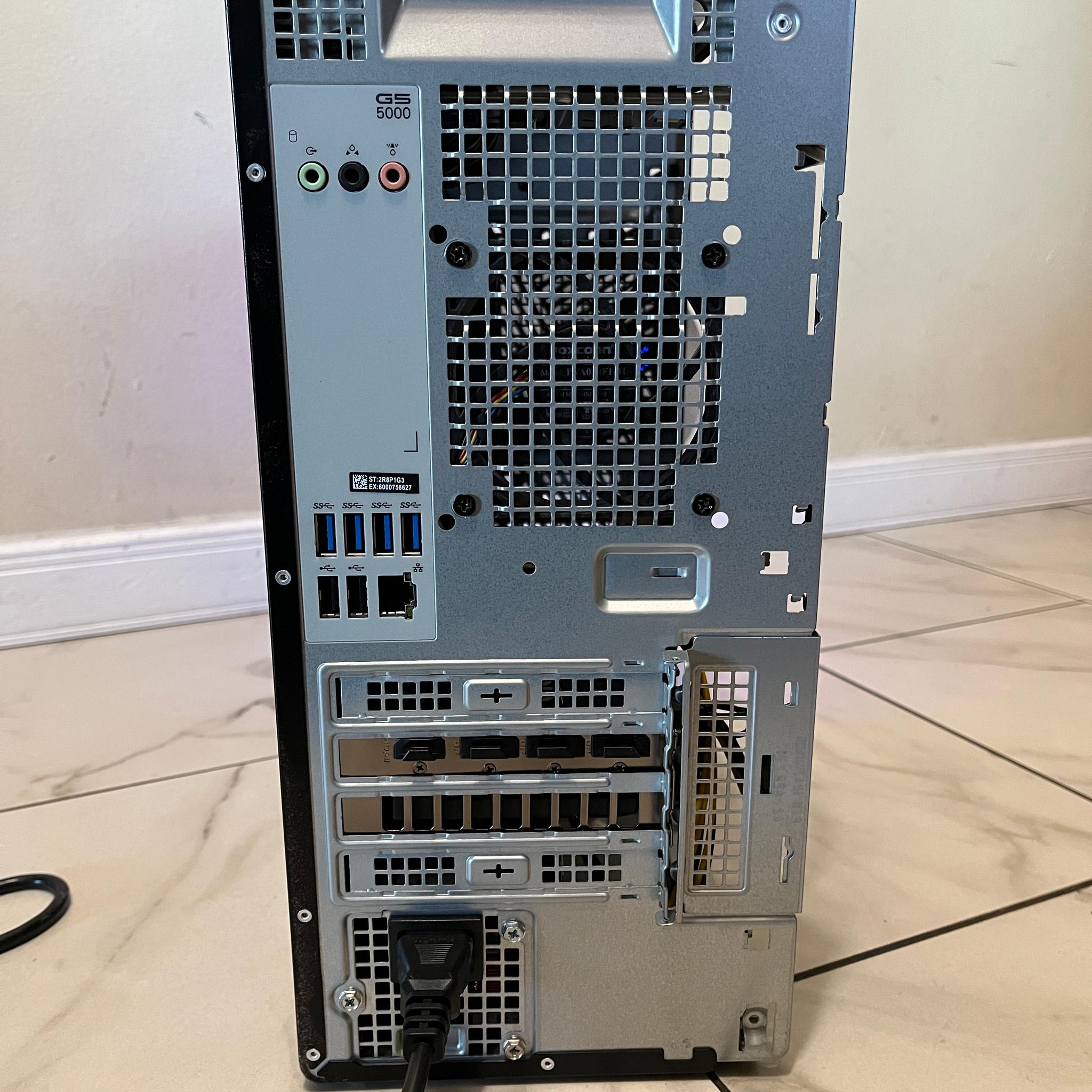 🟠🔥 NVIDIA RTX 5060, Intel i7-10700F, 16GB RAM, 1 TB SSD, High Performance Dell G5 5000 Gaming PC 🔵🖥️