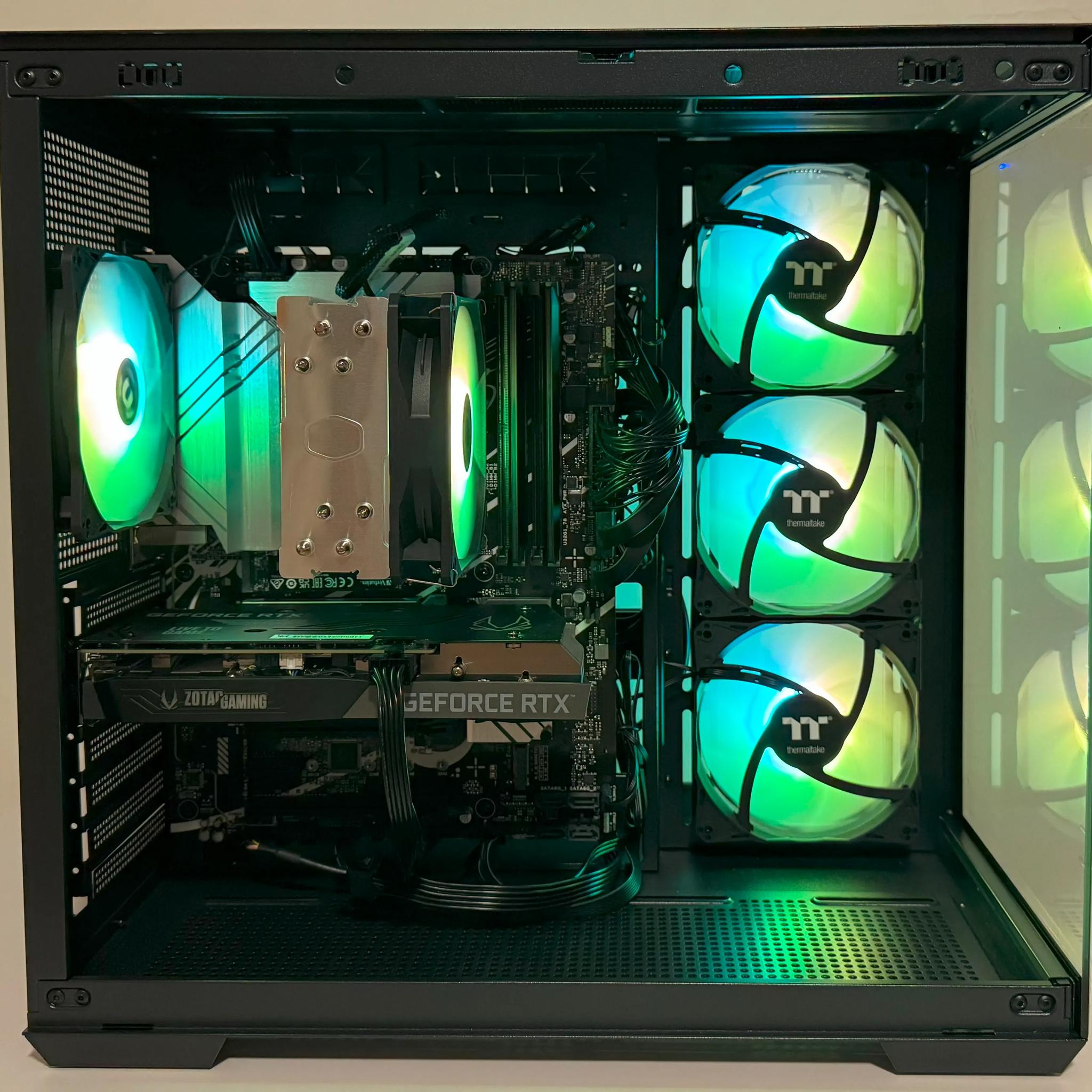 Intel Core i5 14400F ASUS Prime Z790-V AX GeForce RTX 3060 12GB 1TB SSD 32GB DDR5 Thermaltake Case